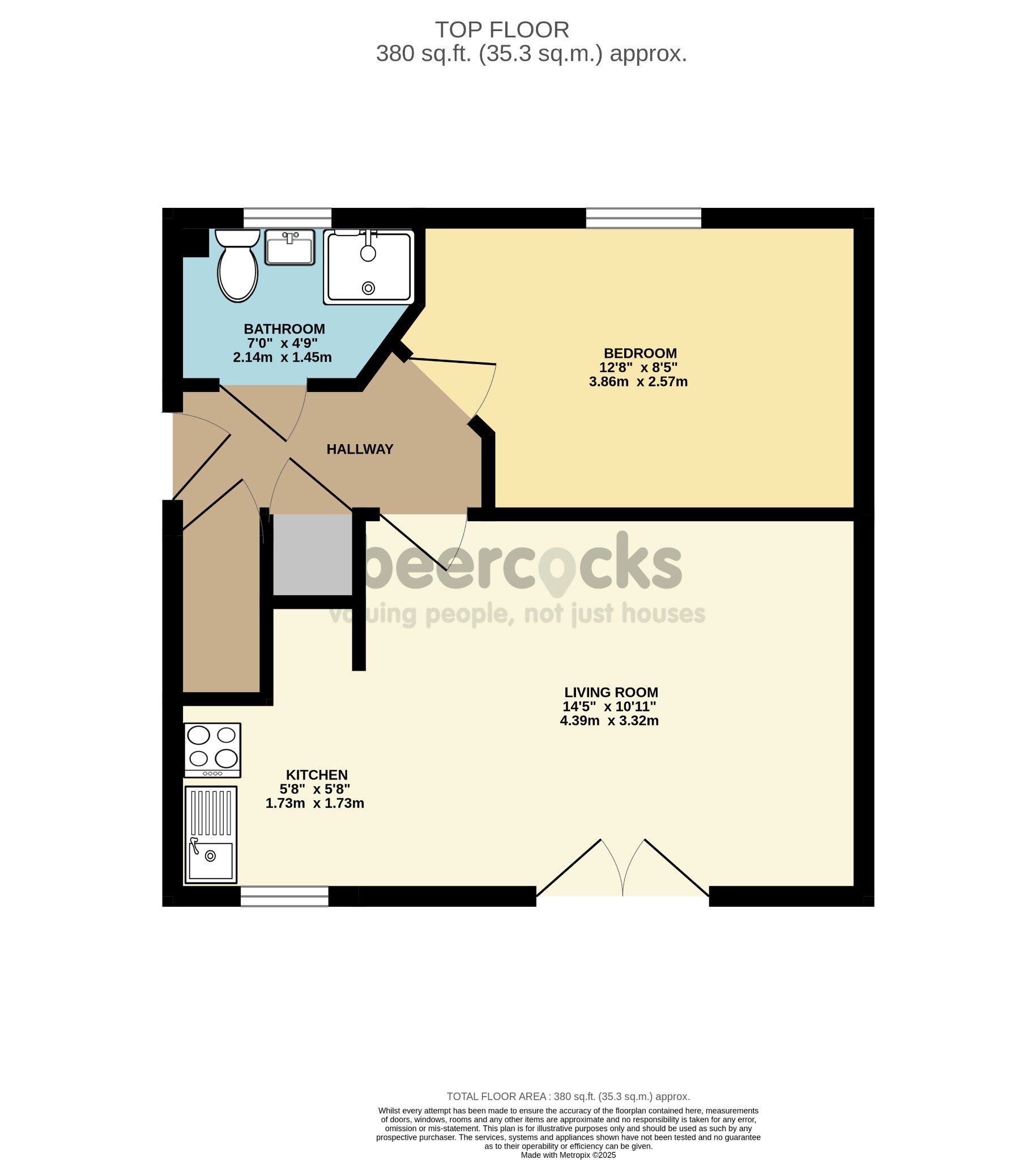 Apartment 5, 17 Sandwell Park, Hull floorplan