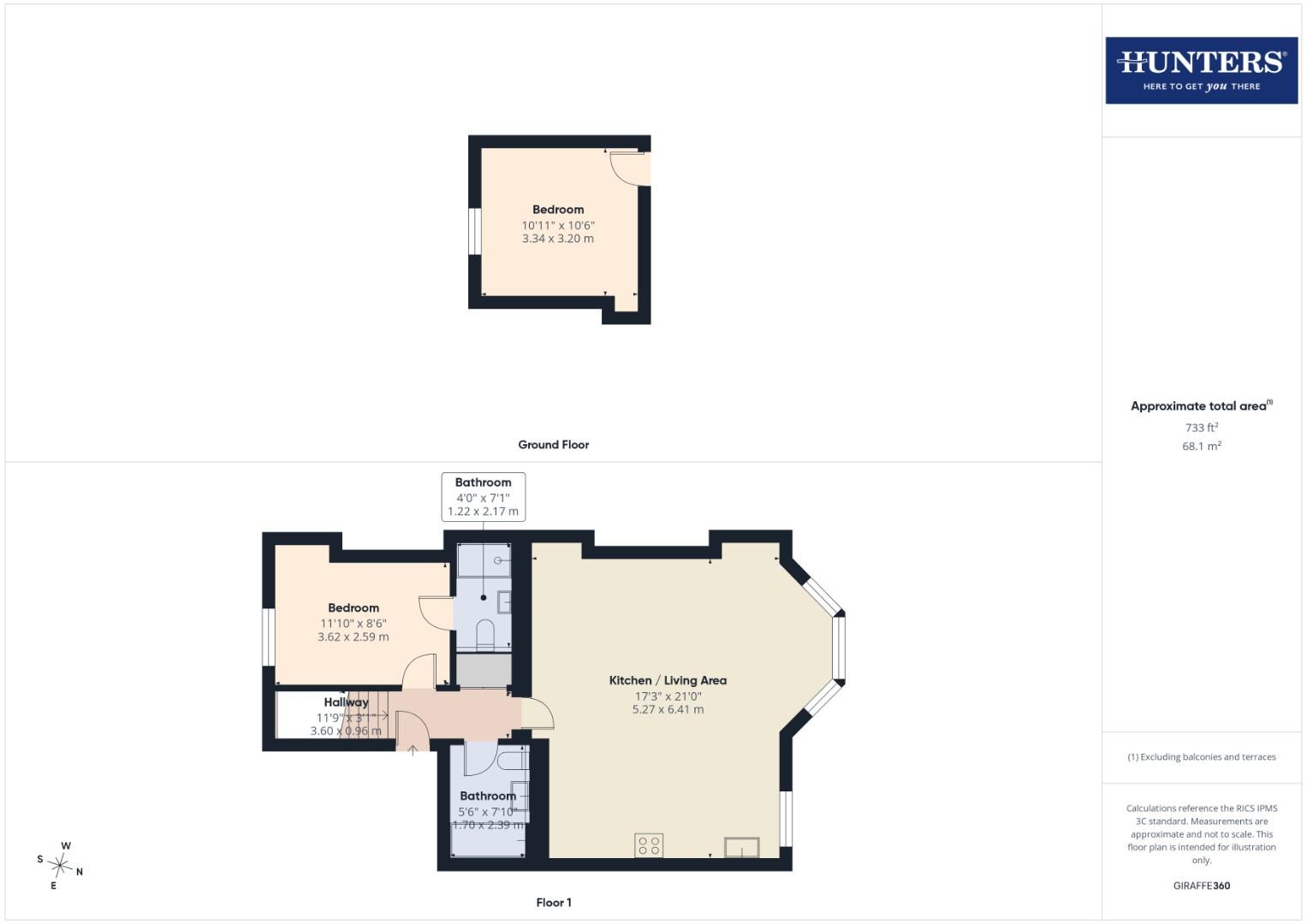 Apartment 4, 8, Esplanade Gardens, Scarborough floorplan