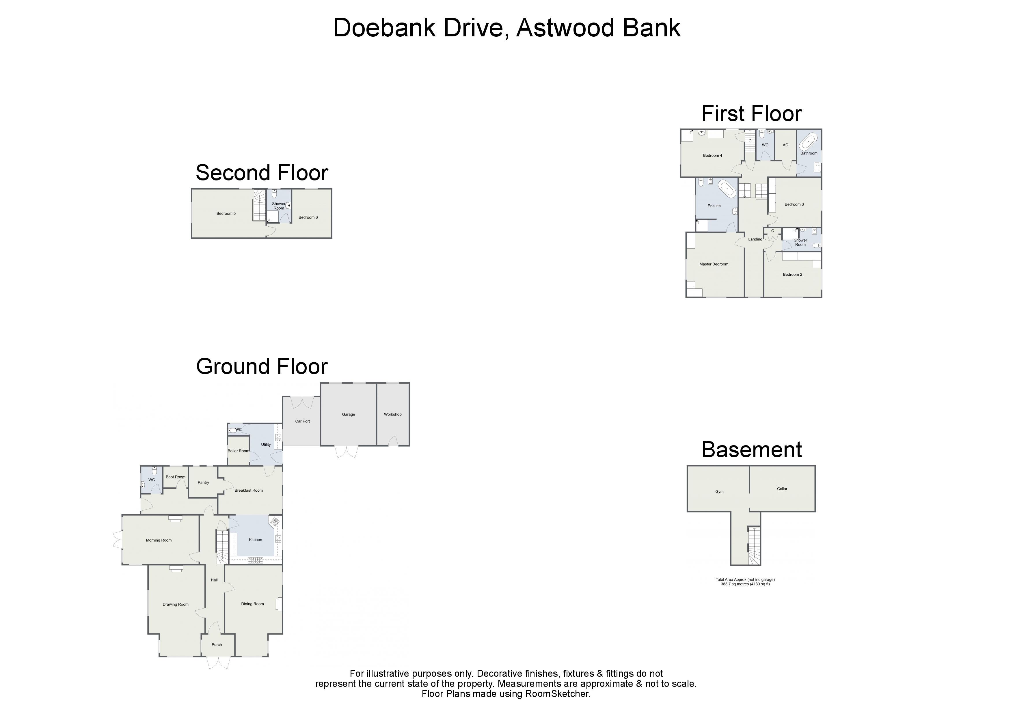 6 Bedrooms Detached house for sale in Doebank House, Doebank Drive, Astwood Bank B96