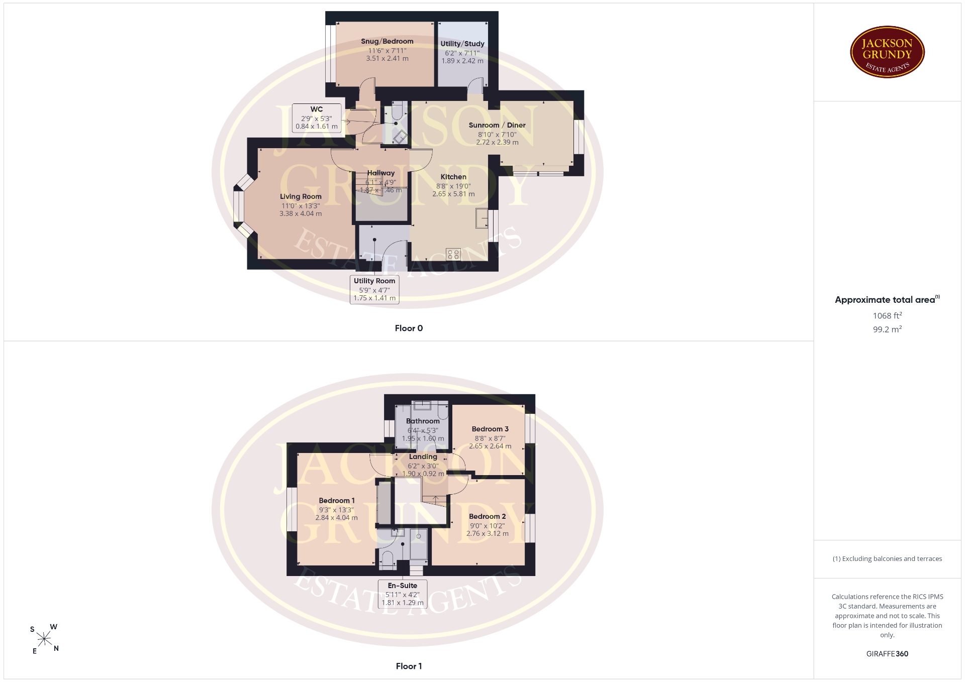 2, Brindlestone Close, Northampton floorplan