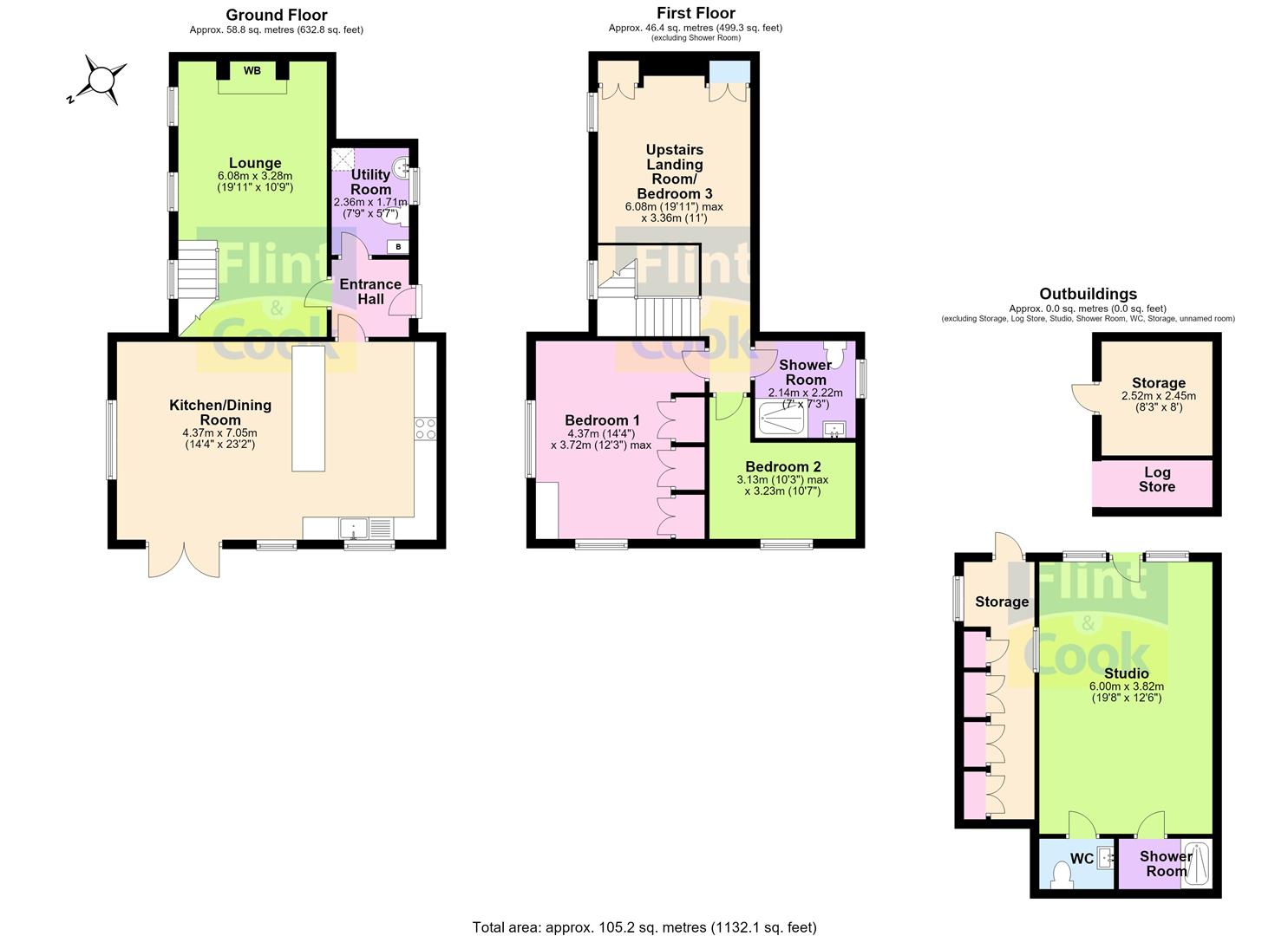 Fernlea, Cobhall Common, Hereford floorplan