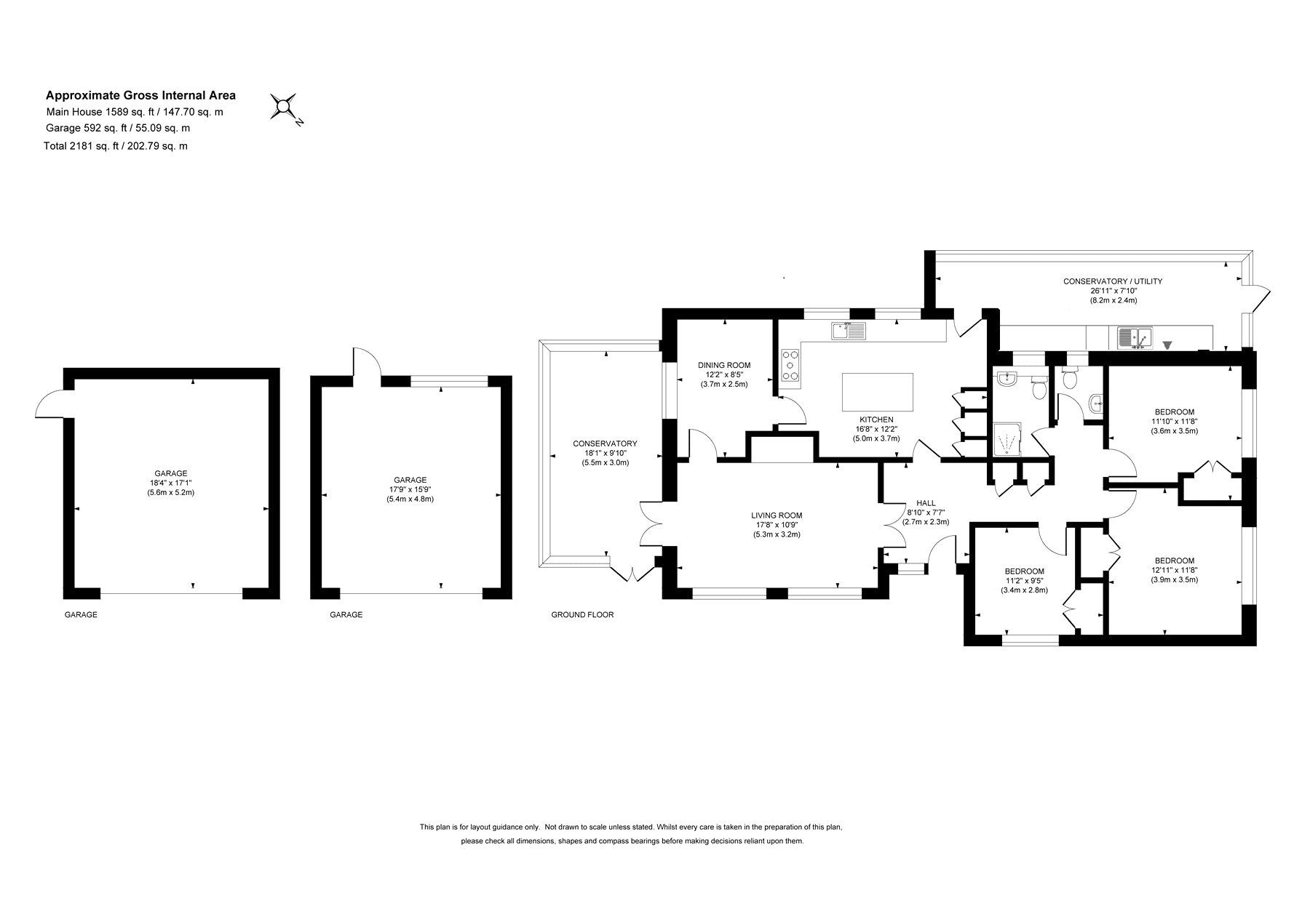 50, Commonfields, Woking floorplan