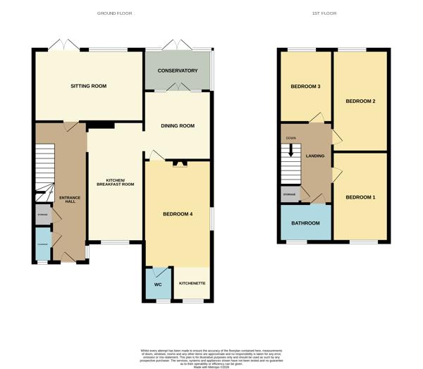 5, Winston Close, Kessingland floorplan