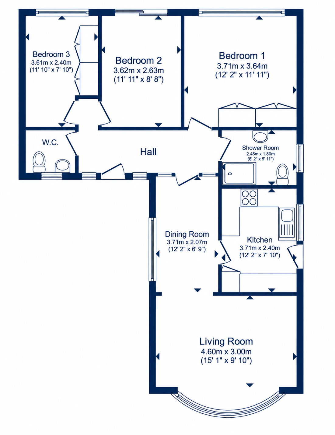 410, Gedling Road, Nottingham floorplan