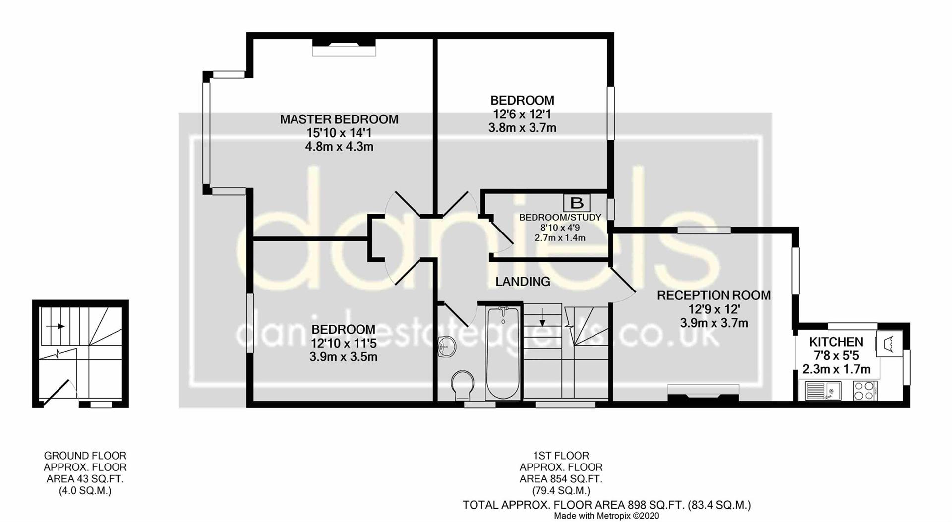 35a, Village Way, Neasden floorplan