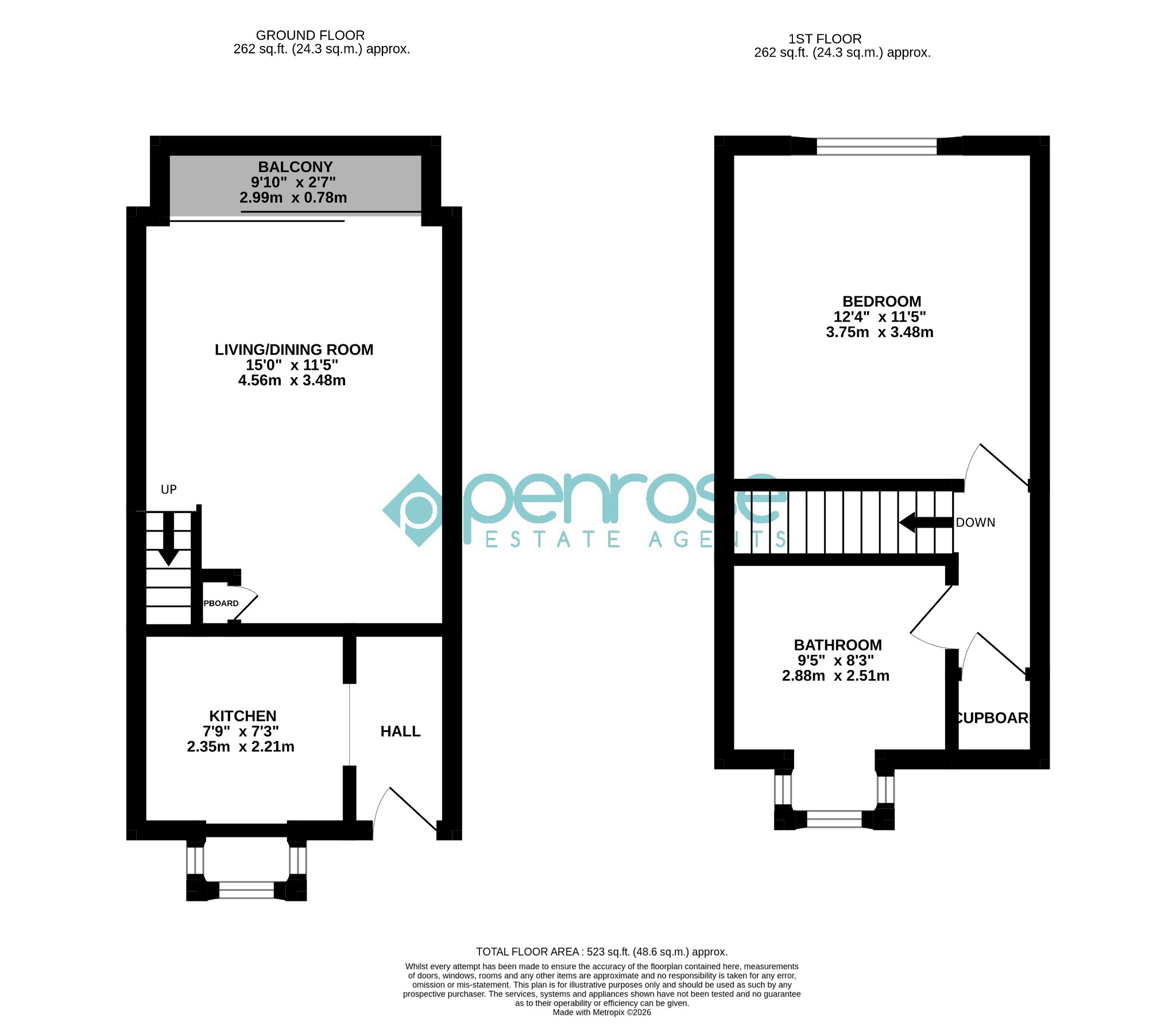 Luton, Bedfordshire floorplan