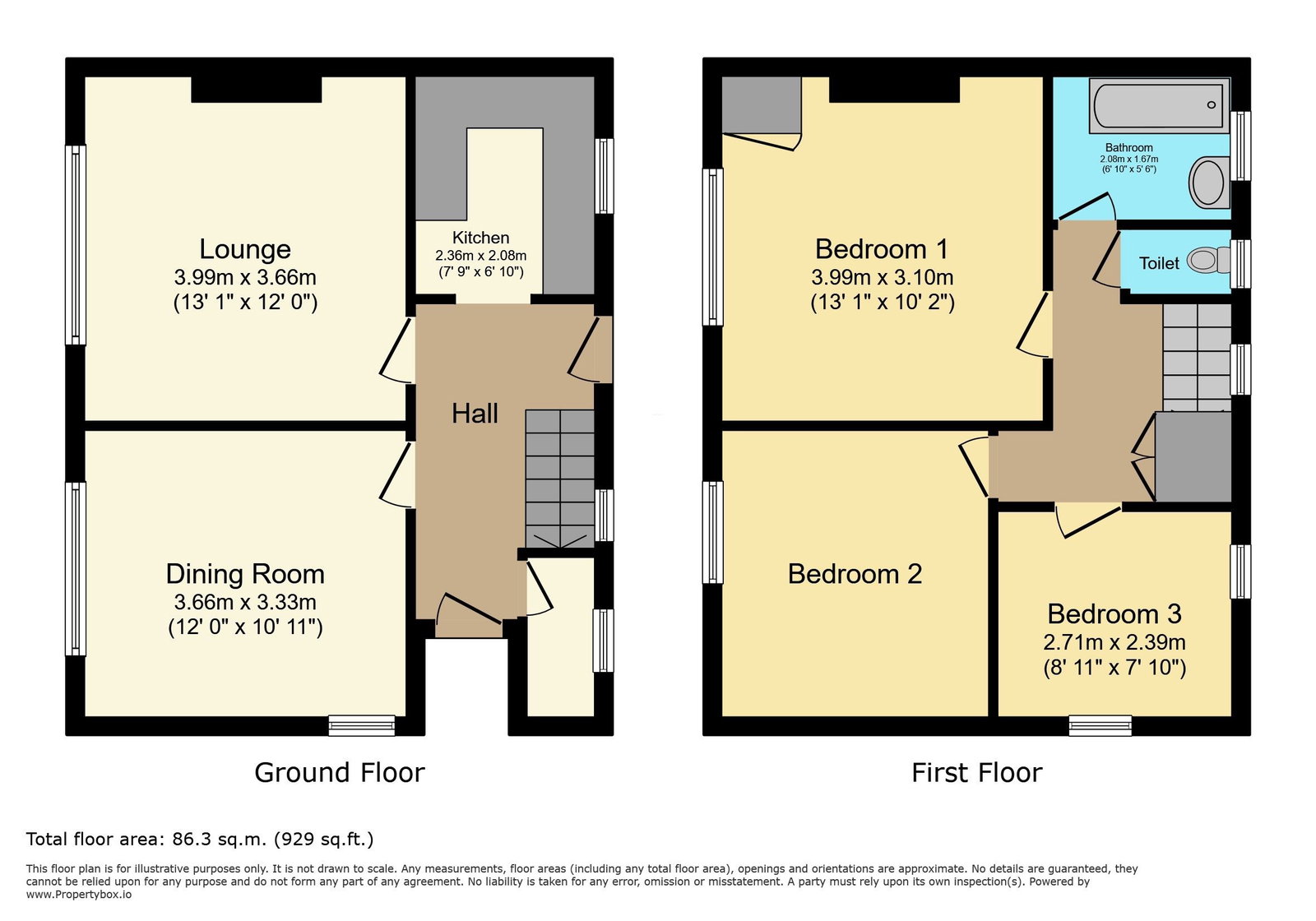 45, Bewicke Road, Leicester floorplan
