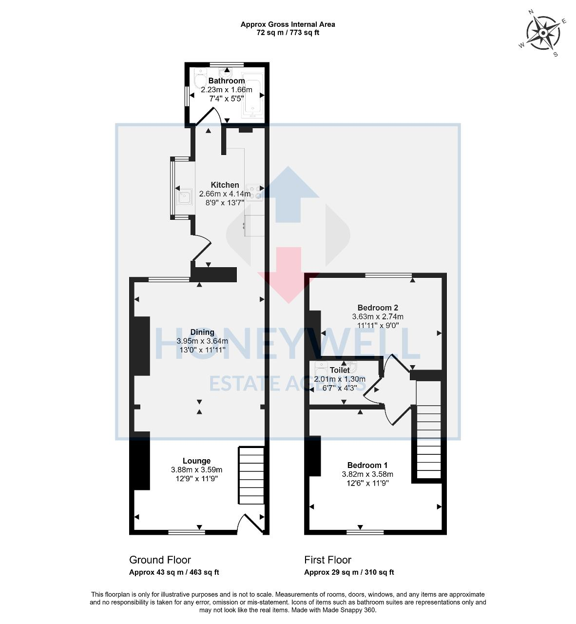 24, Primrose Street, Clitheroe floorplan