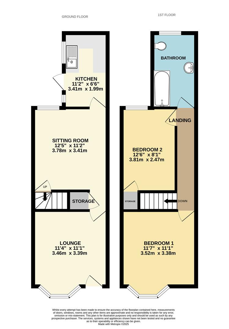 36, Wilberforce Road, Leicester floorplan