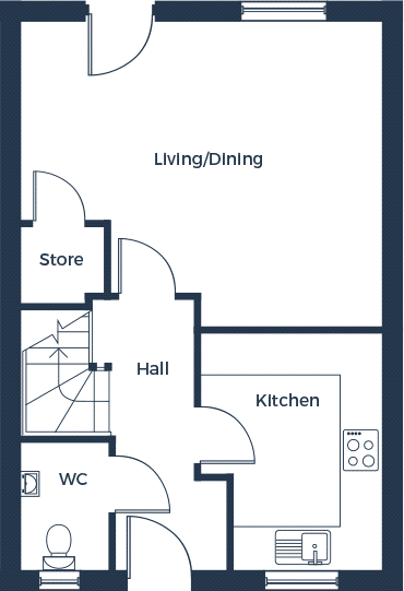 3 Bedrooms Terraced house for sale in Parklands Drive, Sudbrooke LN2