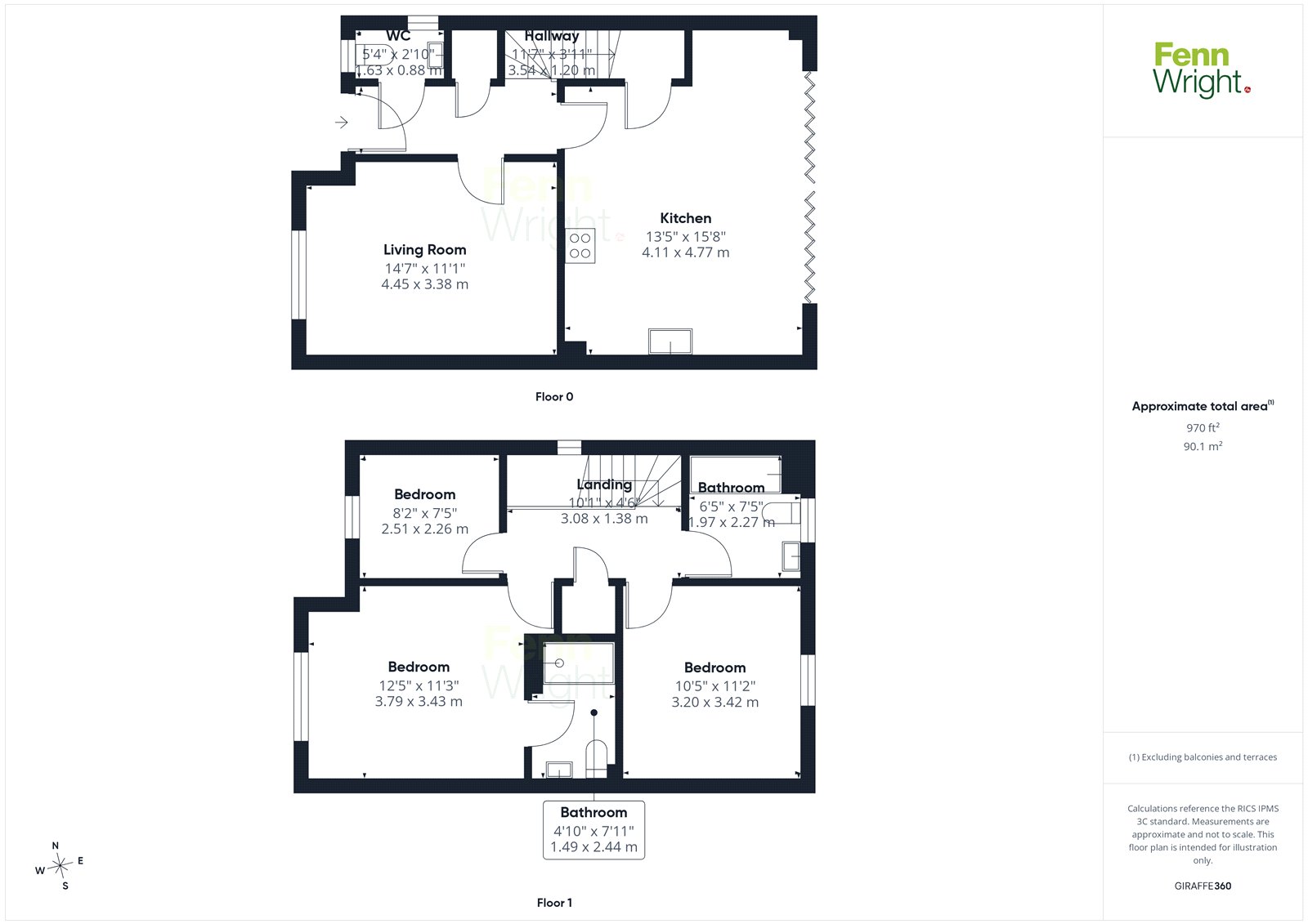 8 Oaklands,, Parsons Heath, Essex floorplan