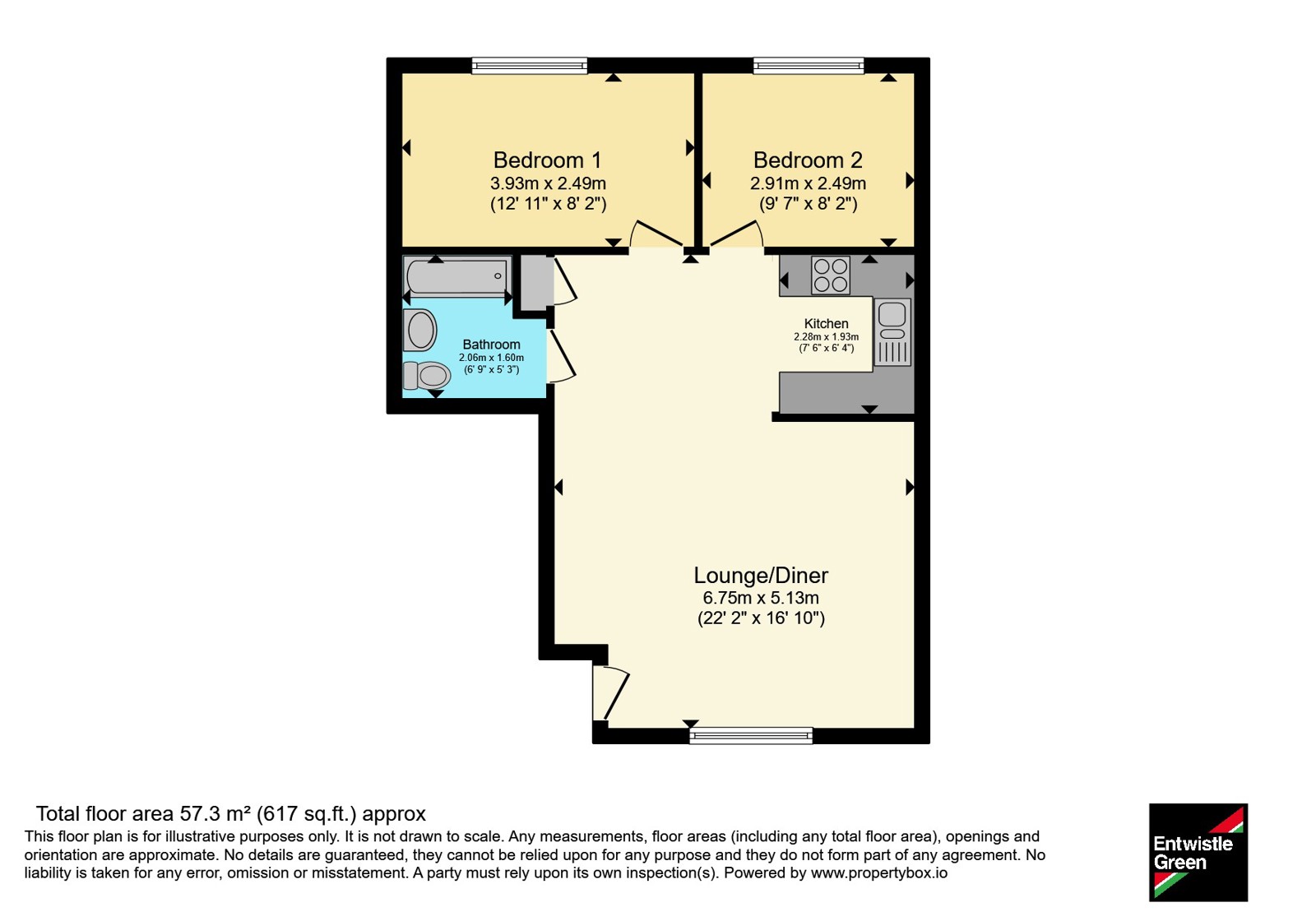 40, Fletcher Court, Manchester floorplan