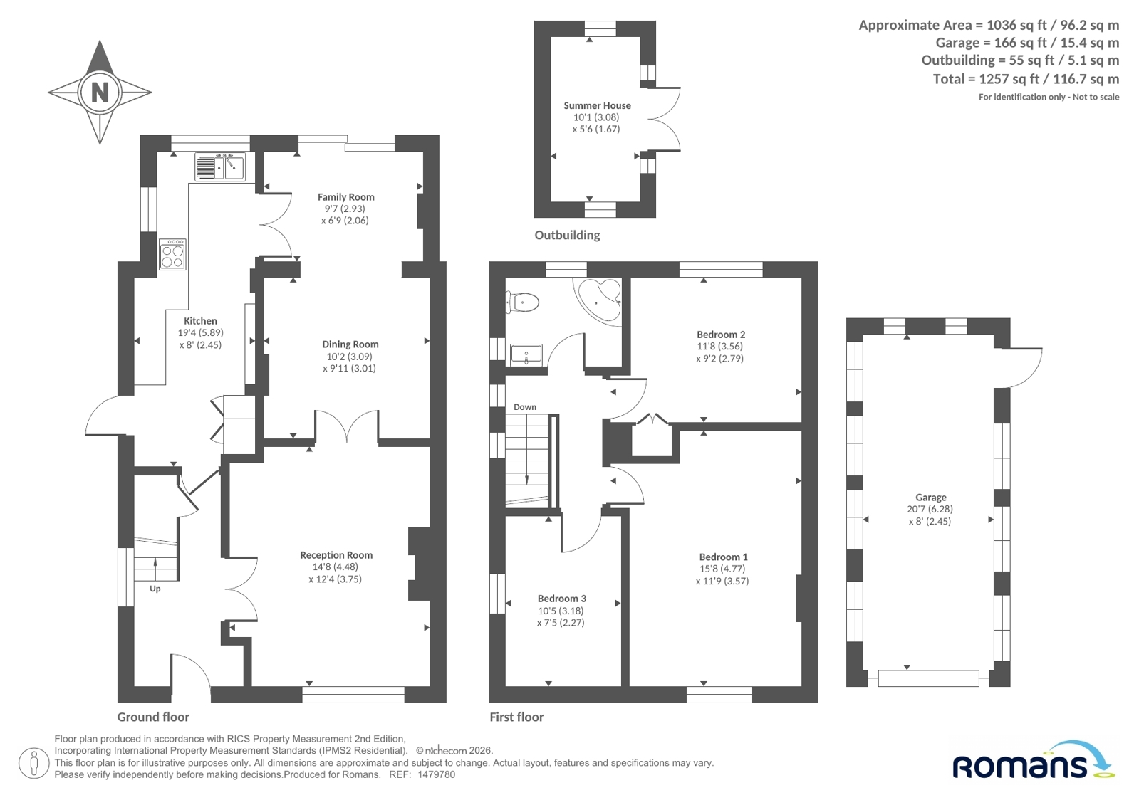 16, Crawford Close, Reading floorplan