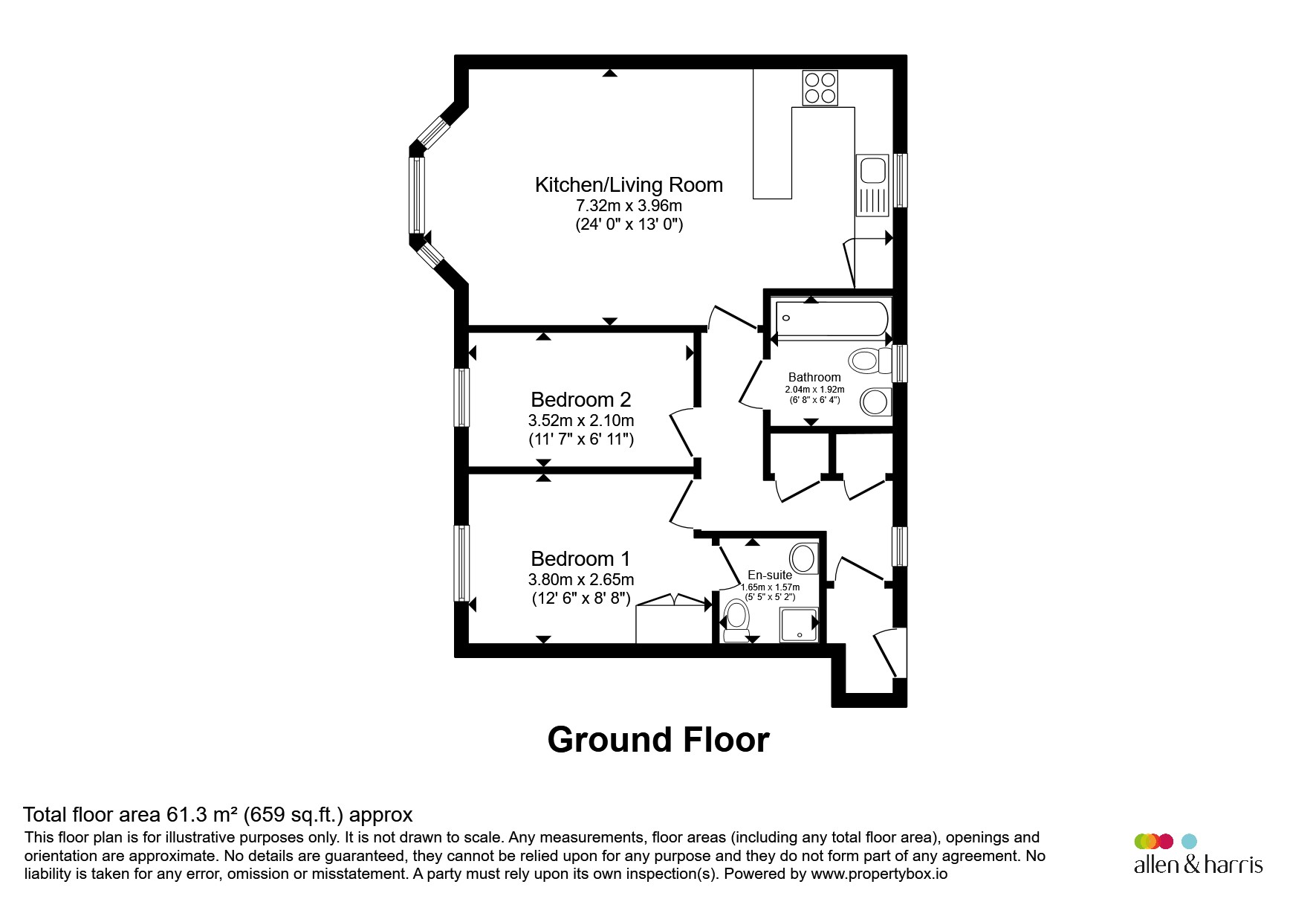 Flat 2, 271, Wordsworth Road, Bristol floorplan