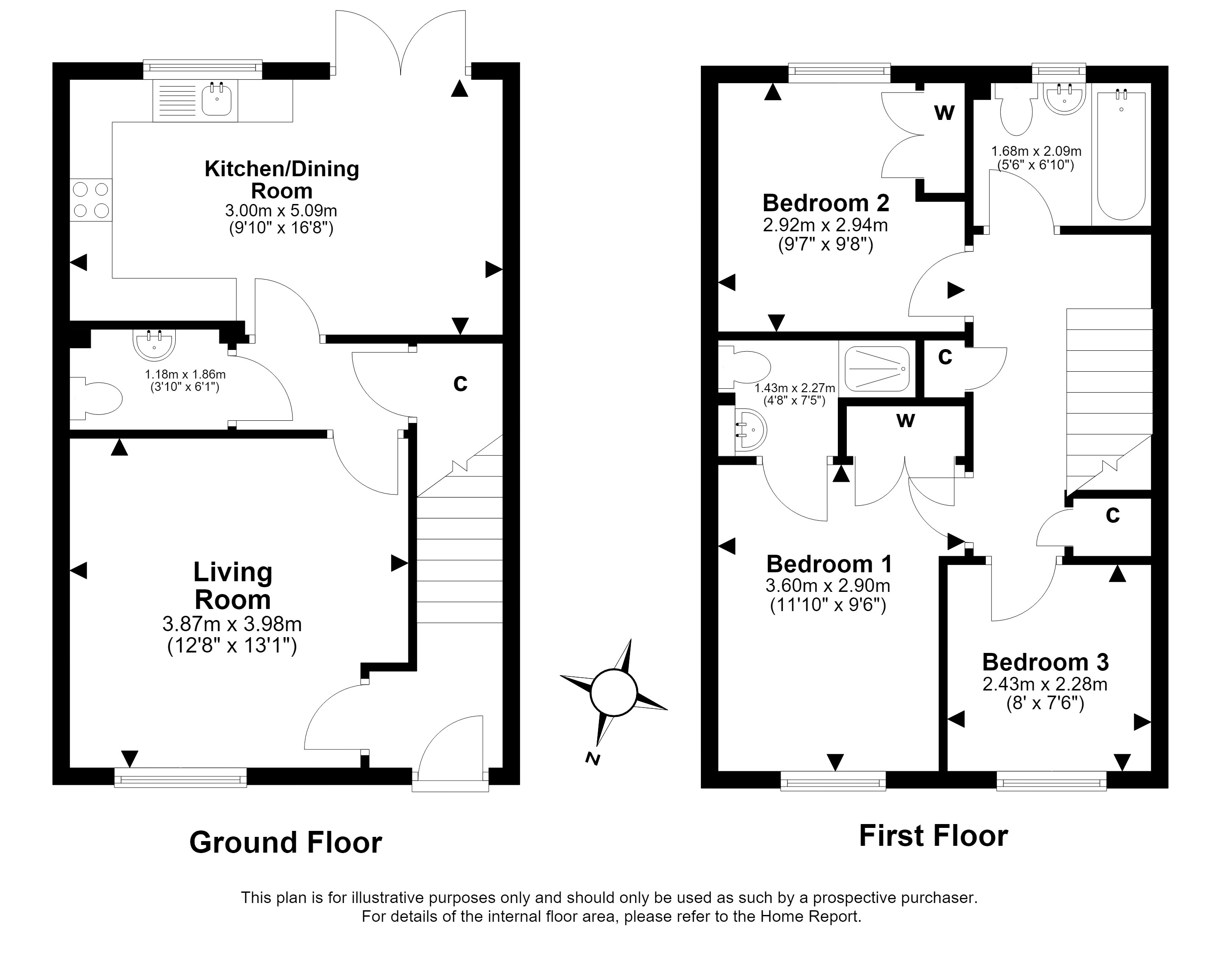 5, Cowpits Lane, Musselburgh, Whitecraig floorplan