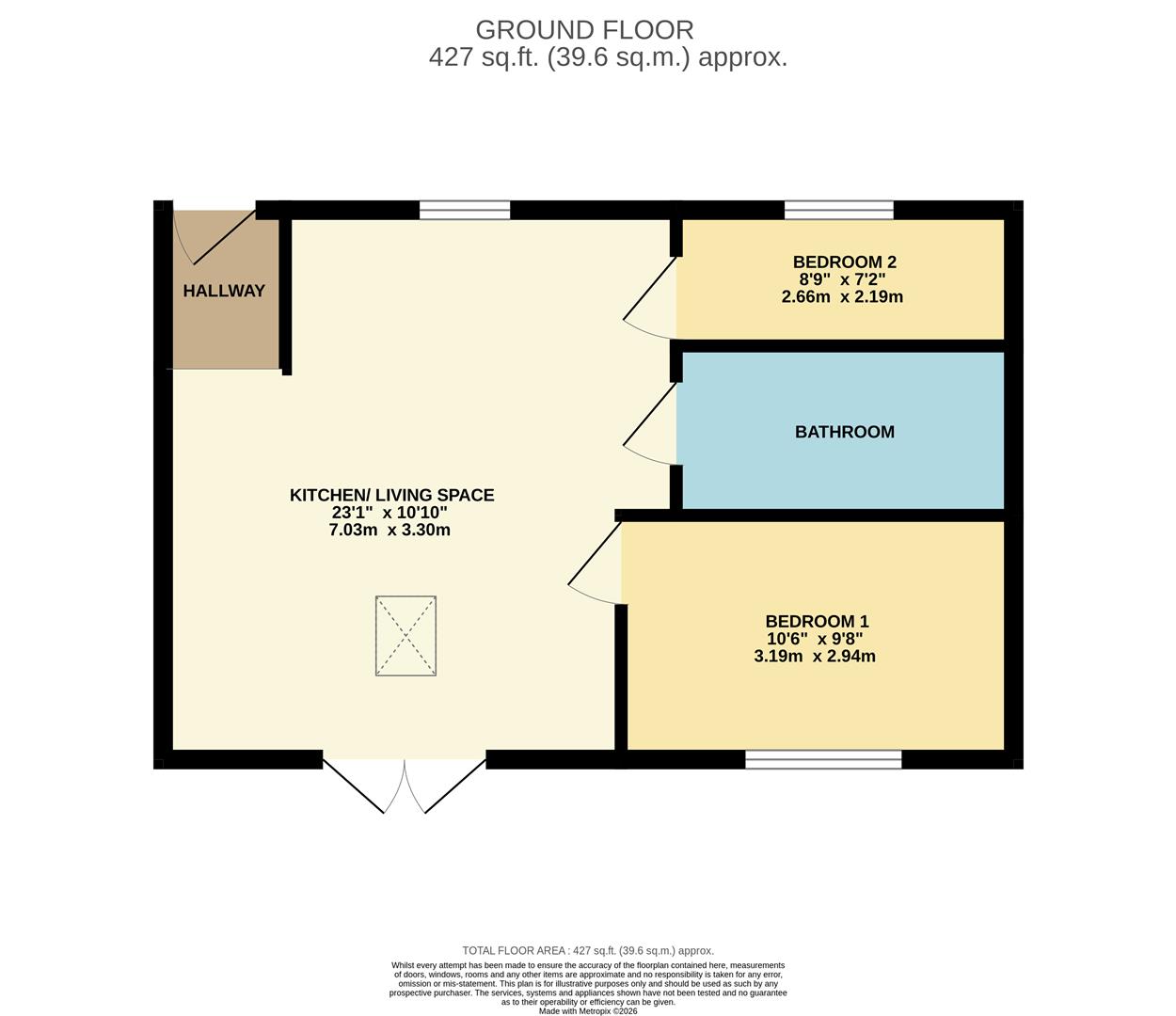 4  The Old Blacksmiths, School Street, Swadlincote floorplan