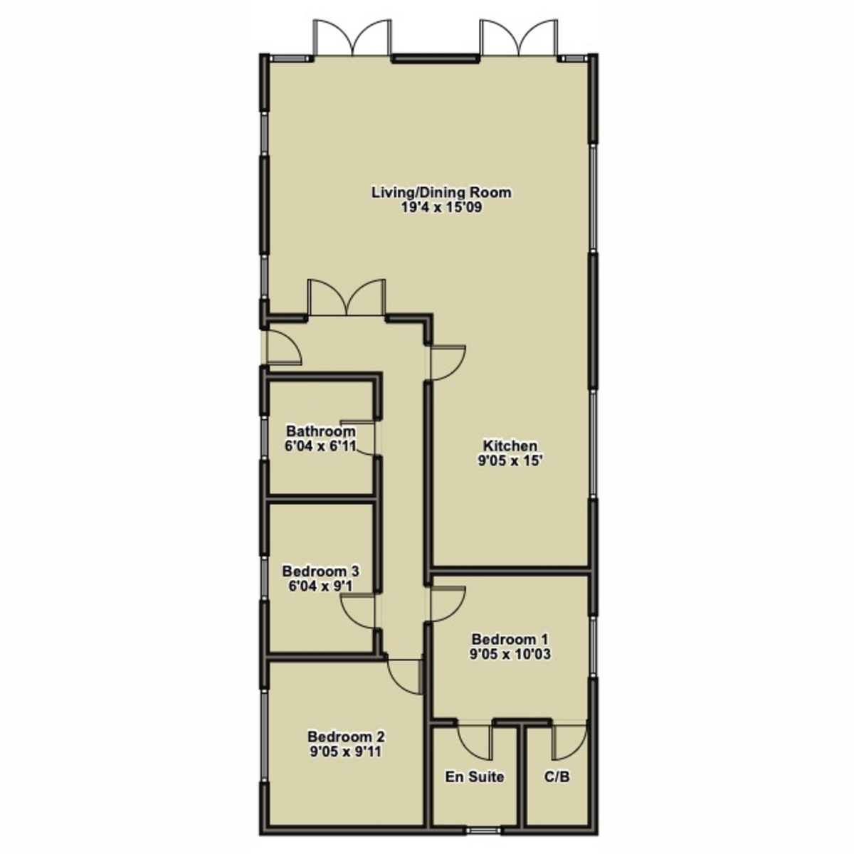 20, Lakeside Holiday Park, Keswick floorplan