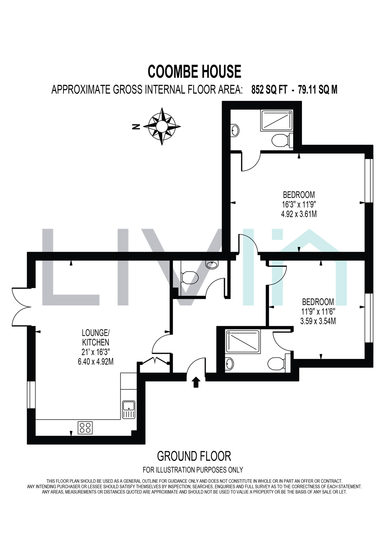 2 Coombe House, Croydon floorplan
