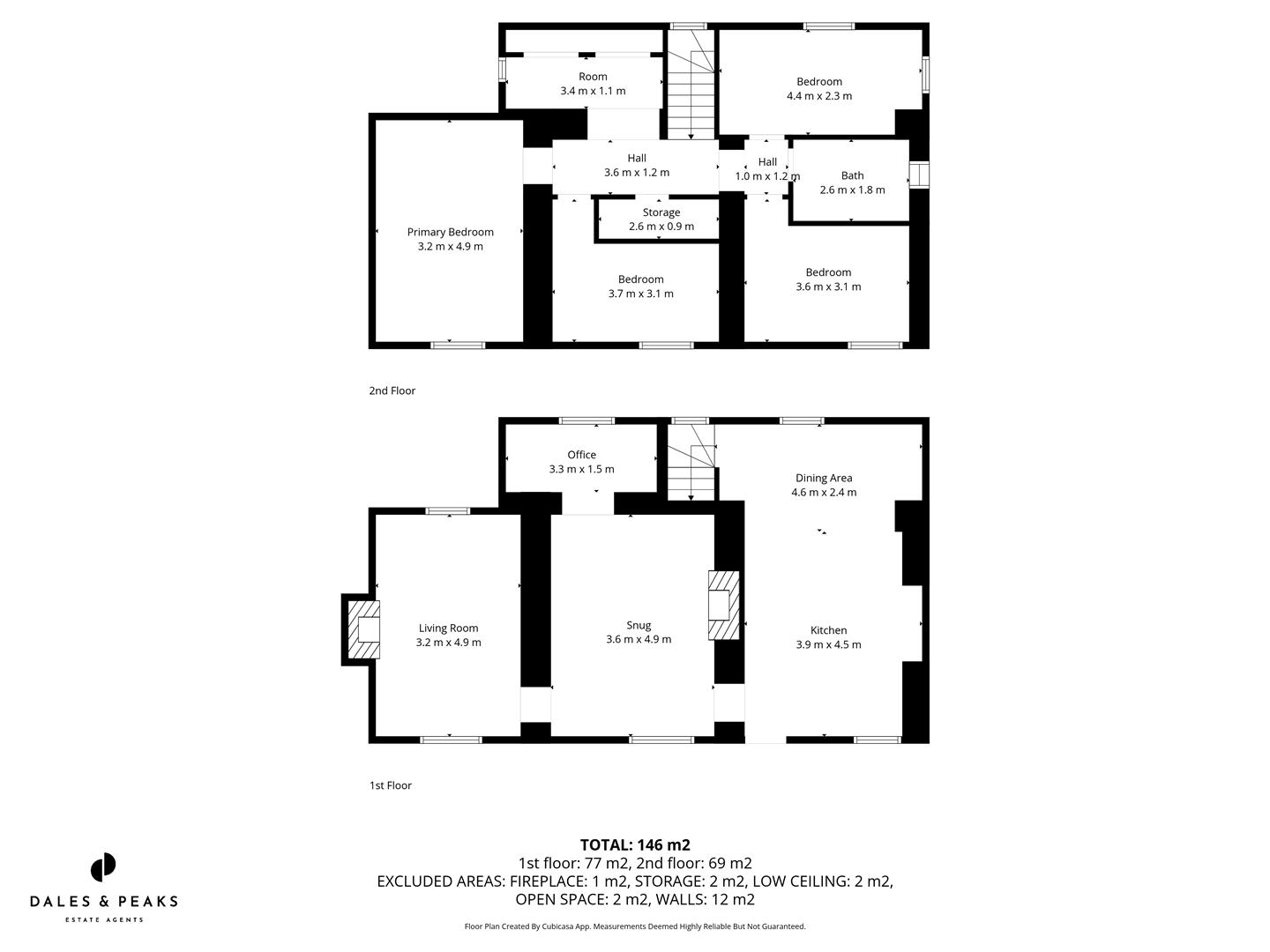 Hopton House, Uppertown, Matlock floorplan