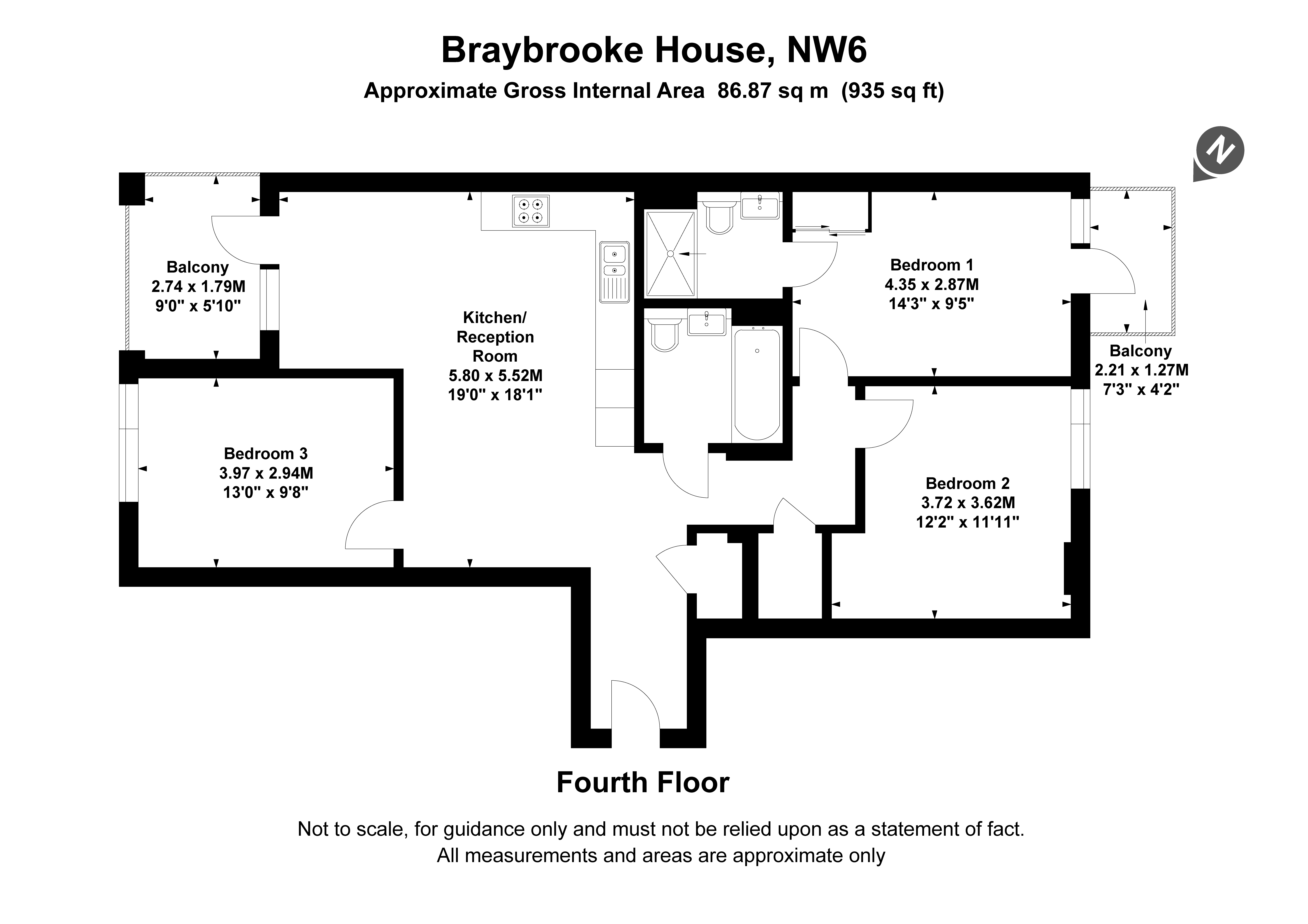 Denmark Road, London floorplan