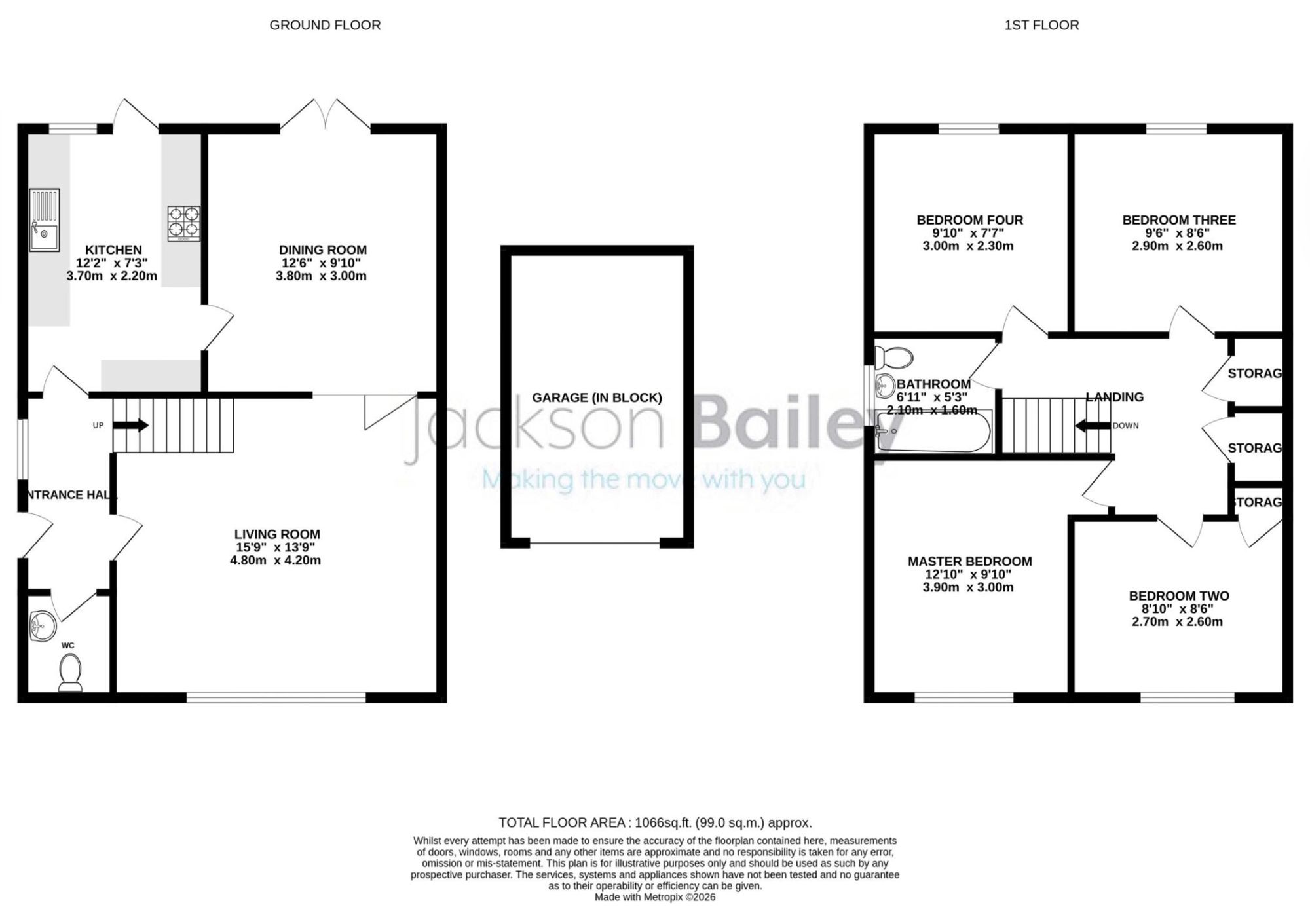 8 Rowley Close, Southampton floorplan