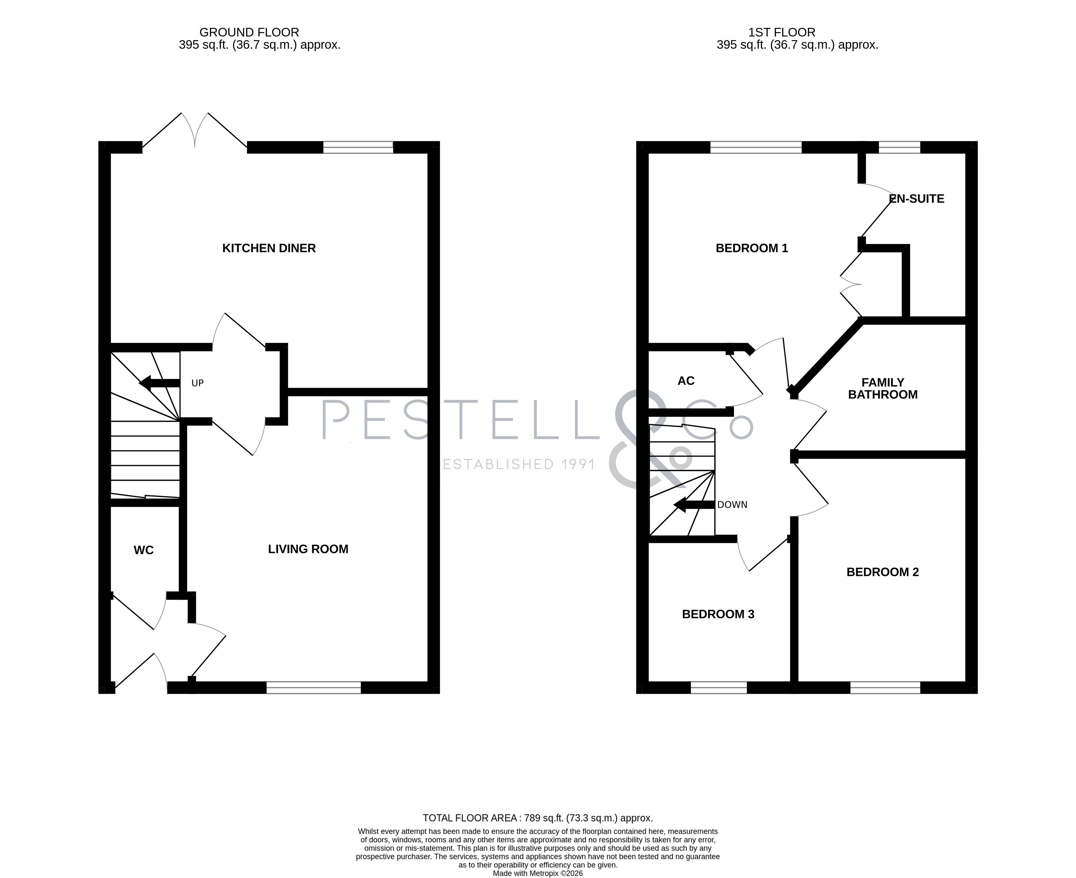 4, Cromwell Road, Flitch Green floorplan
