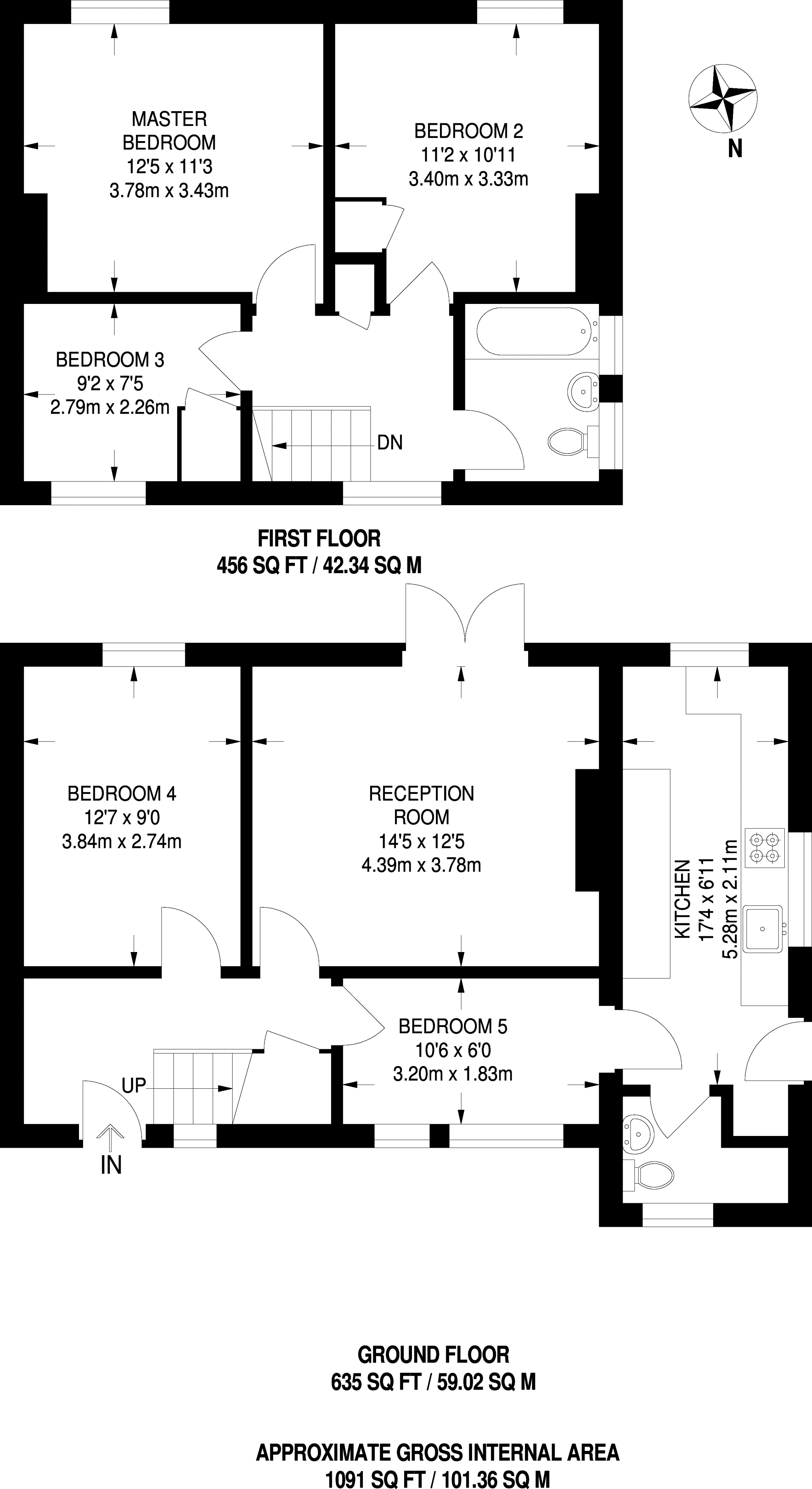 5 Bedrooms Semi-detached house to rent in The Oval, Guildford GU3