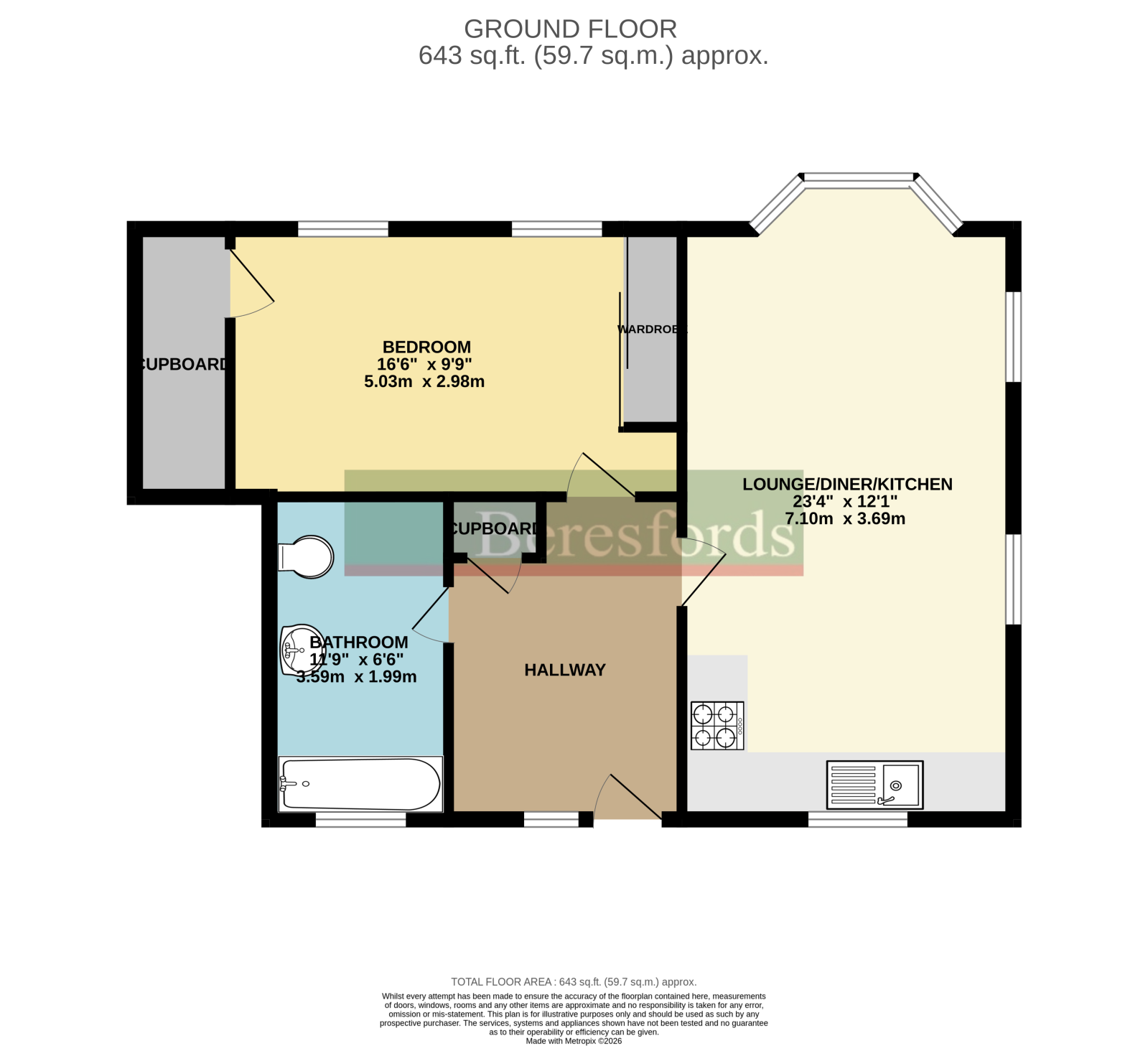 2, Baker Road, Chelmsford floorplan