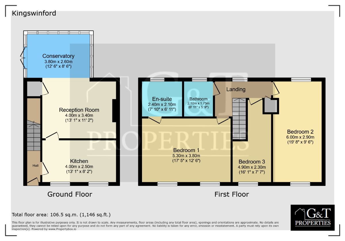 12 Murdoch Drive, Kingswinford floorplan
