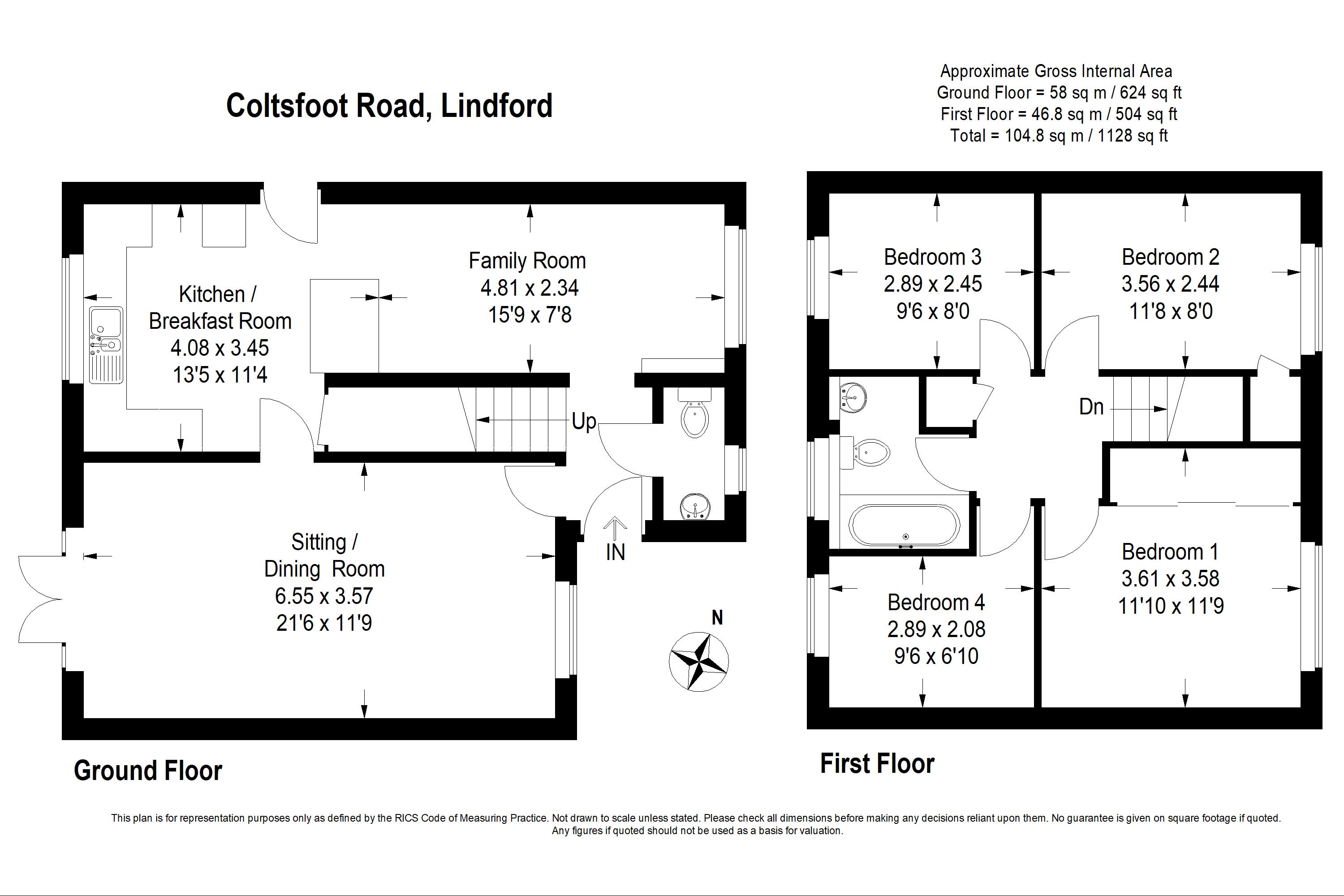 4 Bedrooms Detached house for sale in Coltsfoot Road, Lindford, Bordon GU35