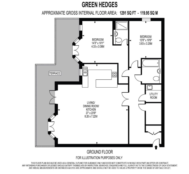 Plot A,, Green Hedges, Oxted floorplan