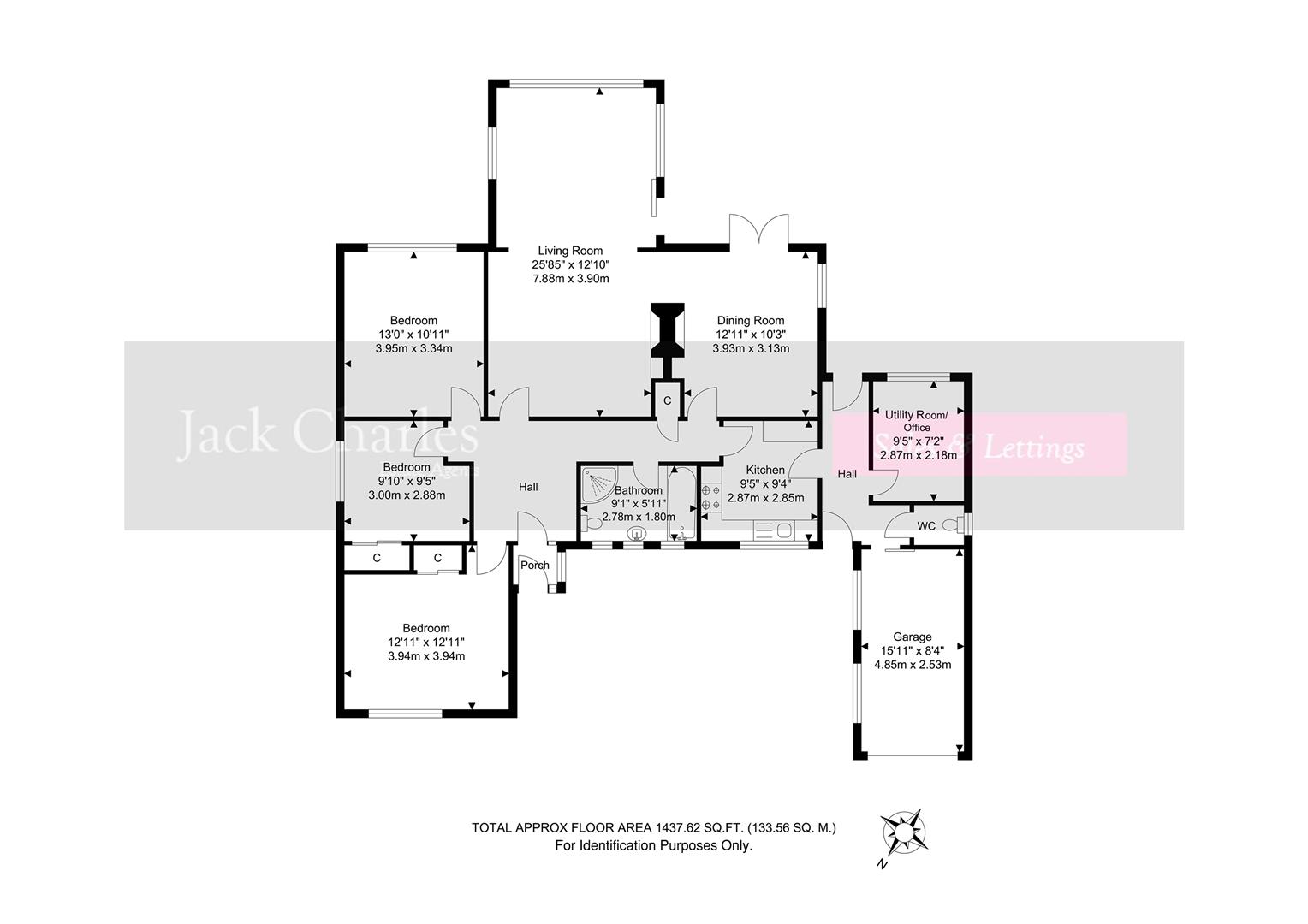 80, Higham Lane, Tonbridge floorplan