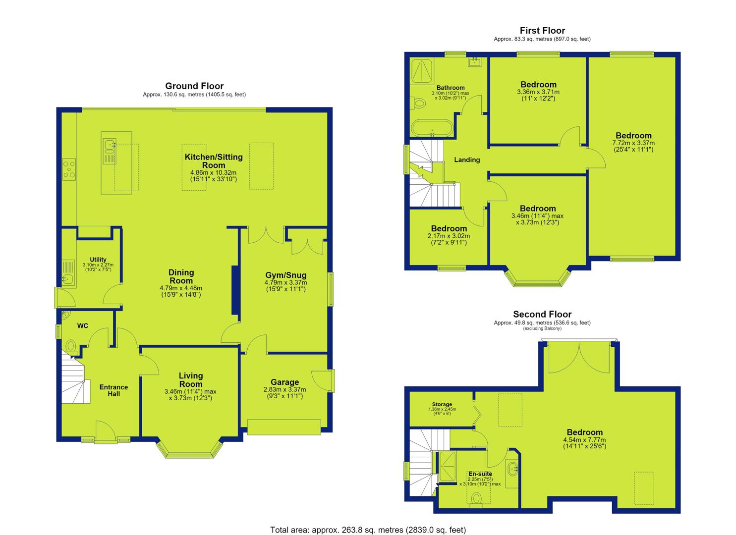 222, Rutland Road, Nottingham floorplan