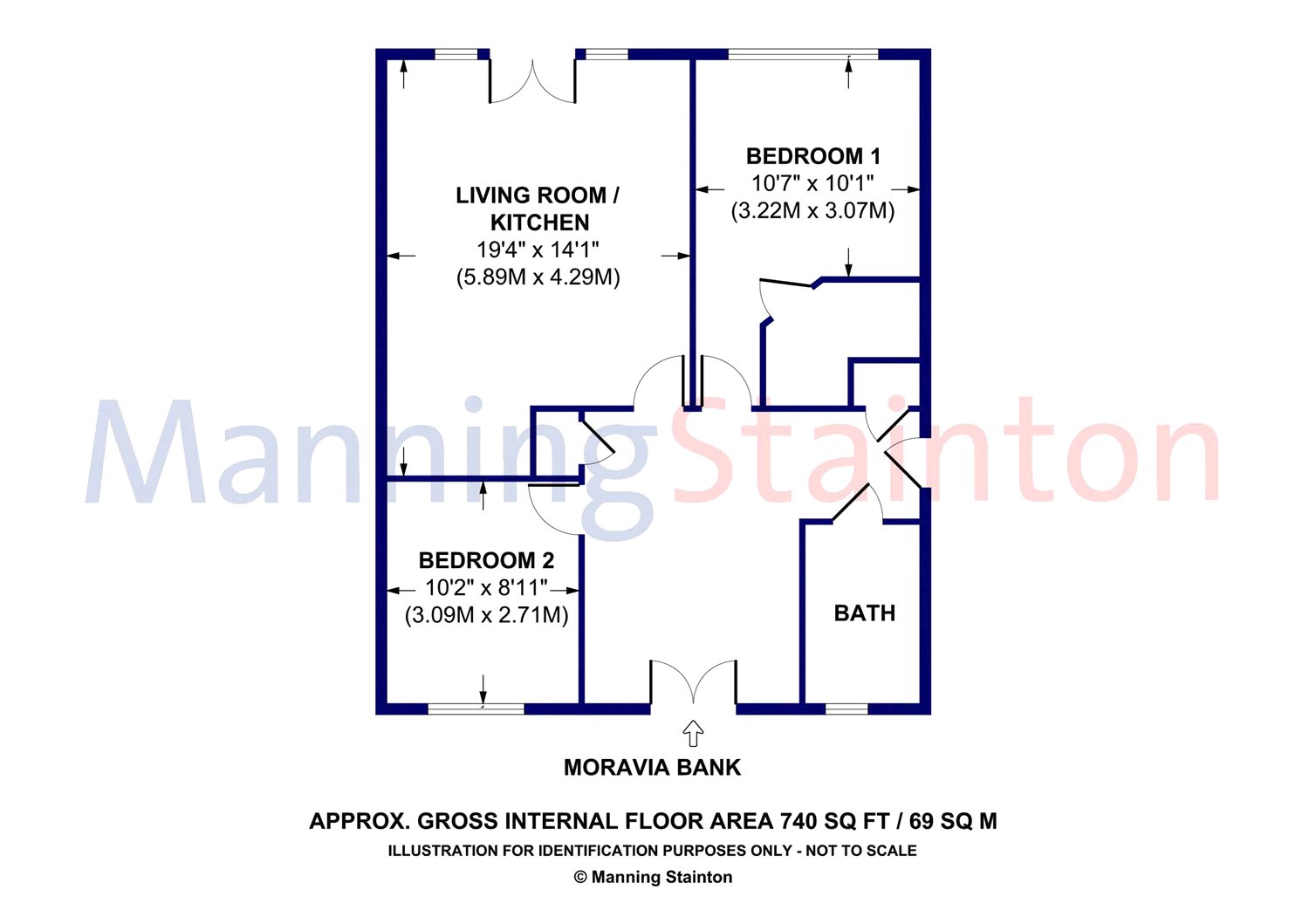 2 Bedrooms Flat to rent in Moravia Bank, Fartown, Pudsey, Leeds LS28
