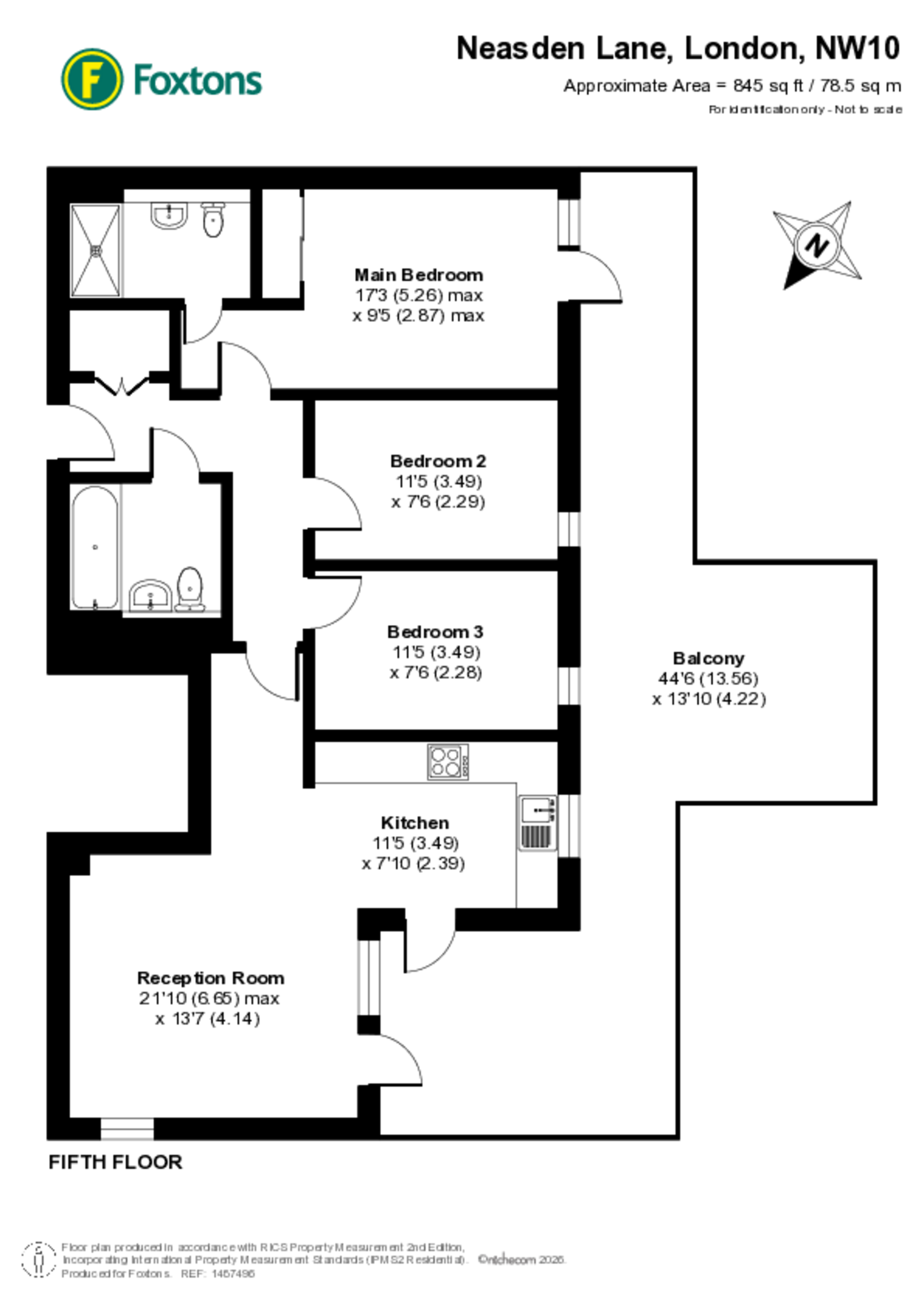 Canaletto Court, Harlesden floorplan