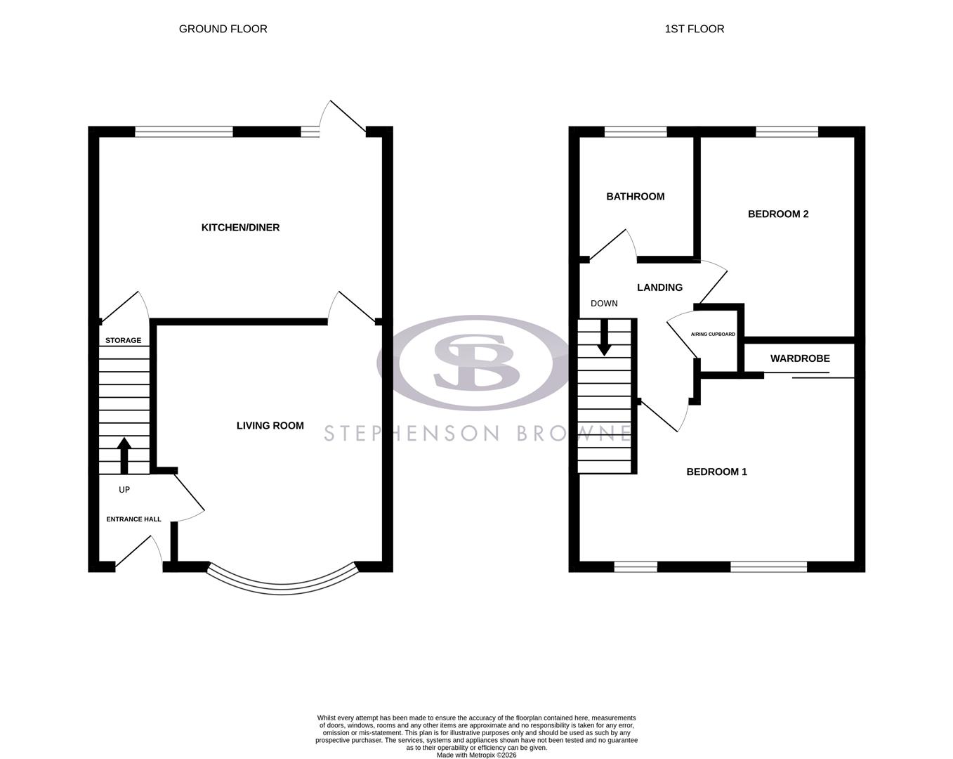 5, Yaxley Court, Newcastle-Under-Lyme floorplan