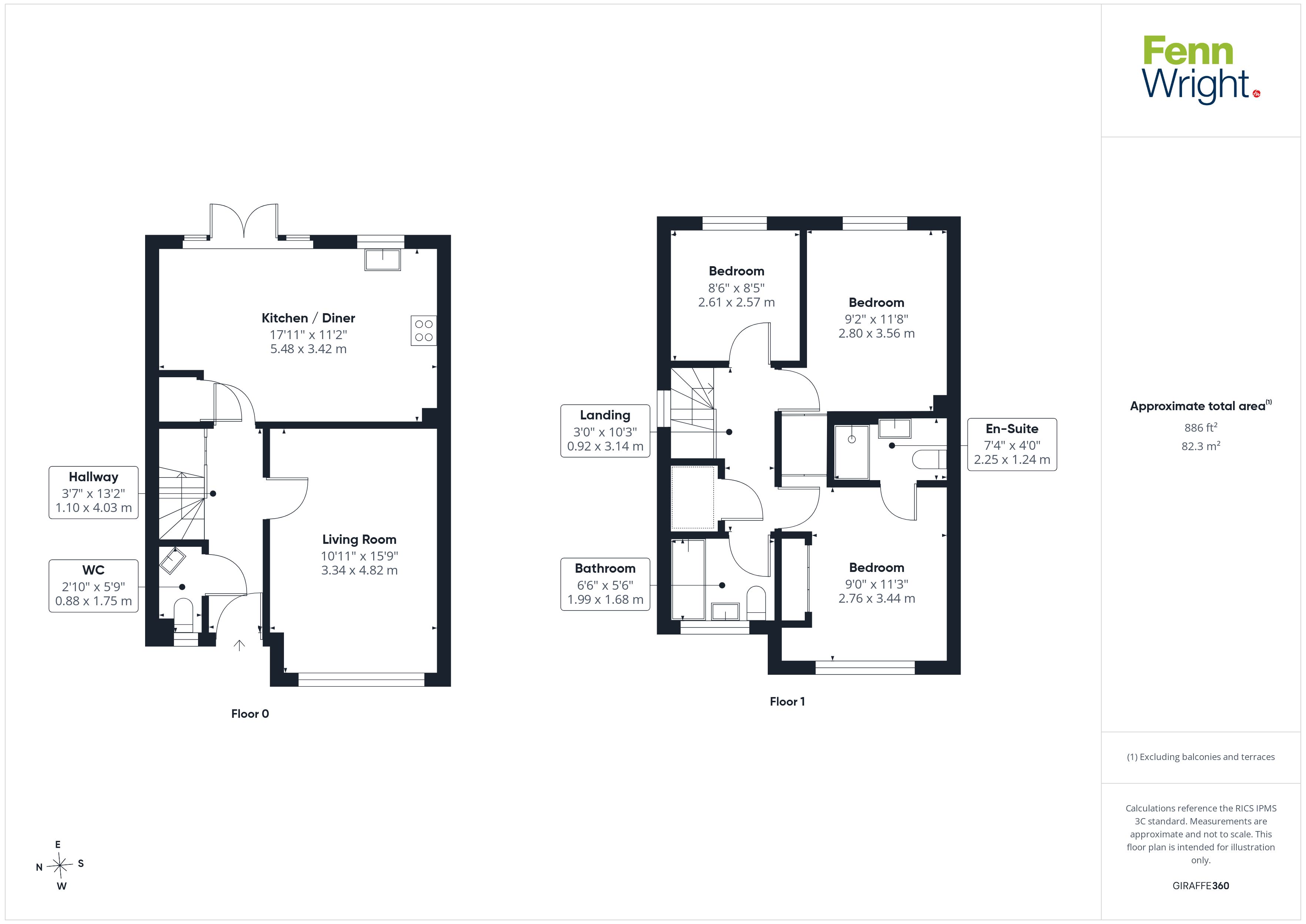 9, Butcher Way, Witham floorplan