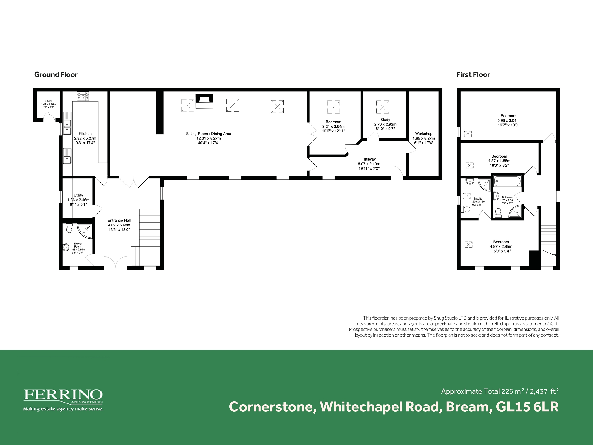 Cornerstone, with Annex Potential, Lydney floorplan