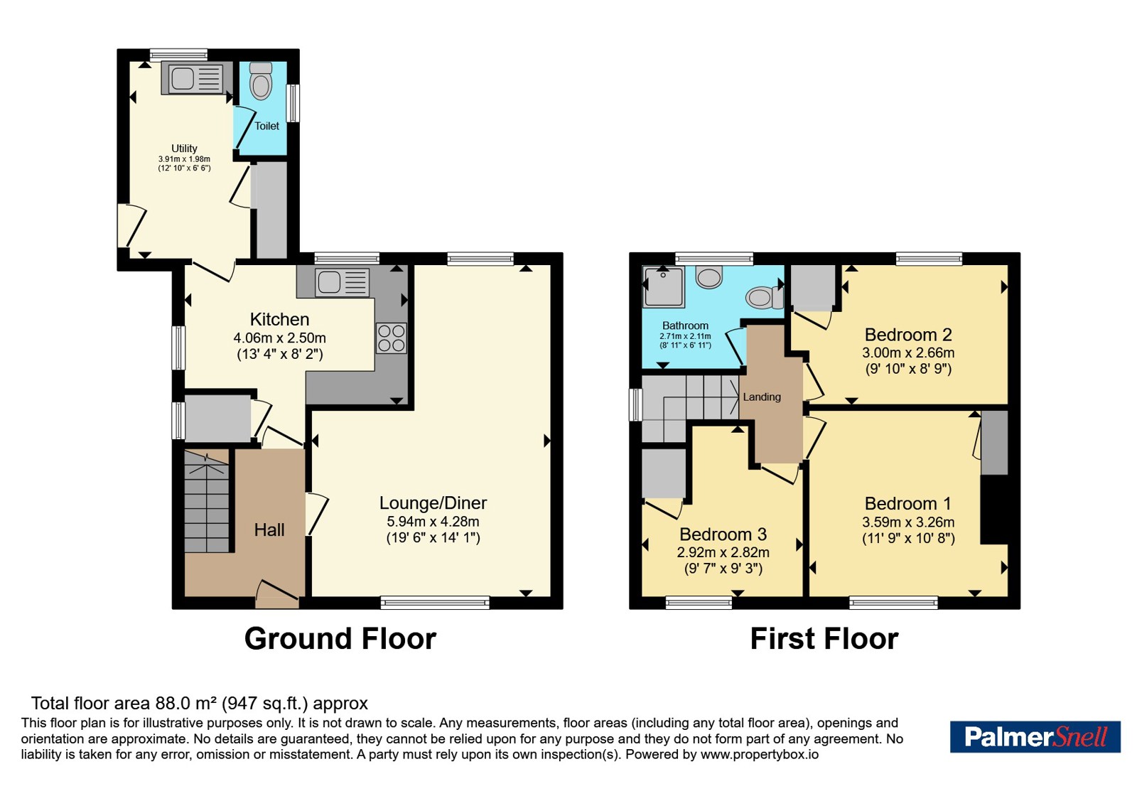 13, Churchill Road, Somerset floorplan