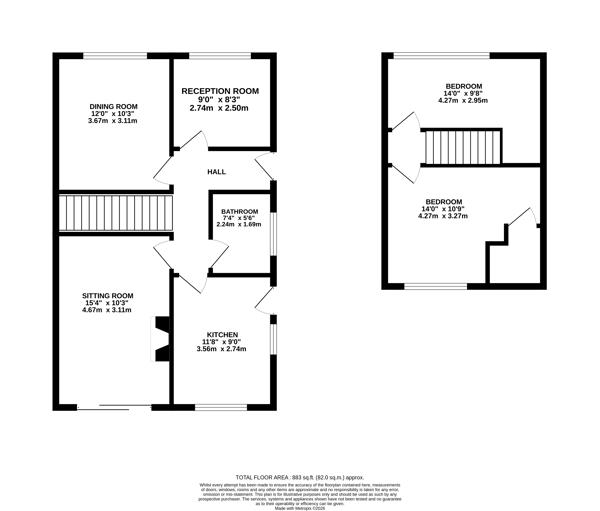 14, Kingsgate Close, Maidstone floorplan