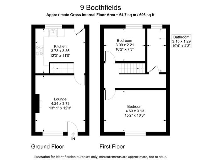 9, Boothfields, Bury floorplan