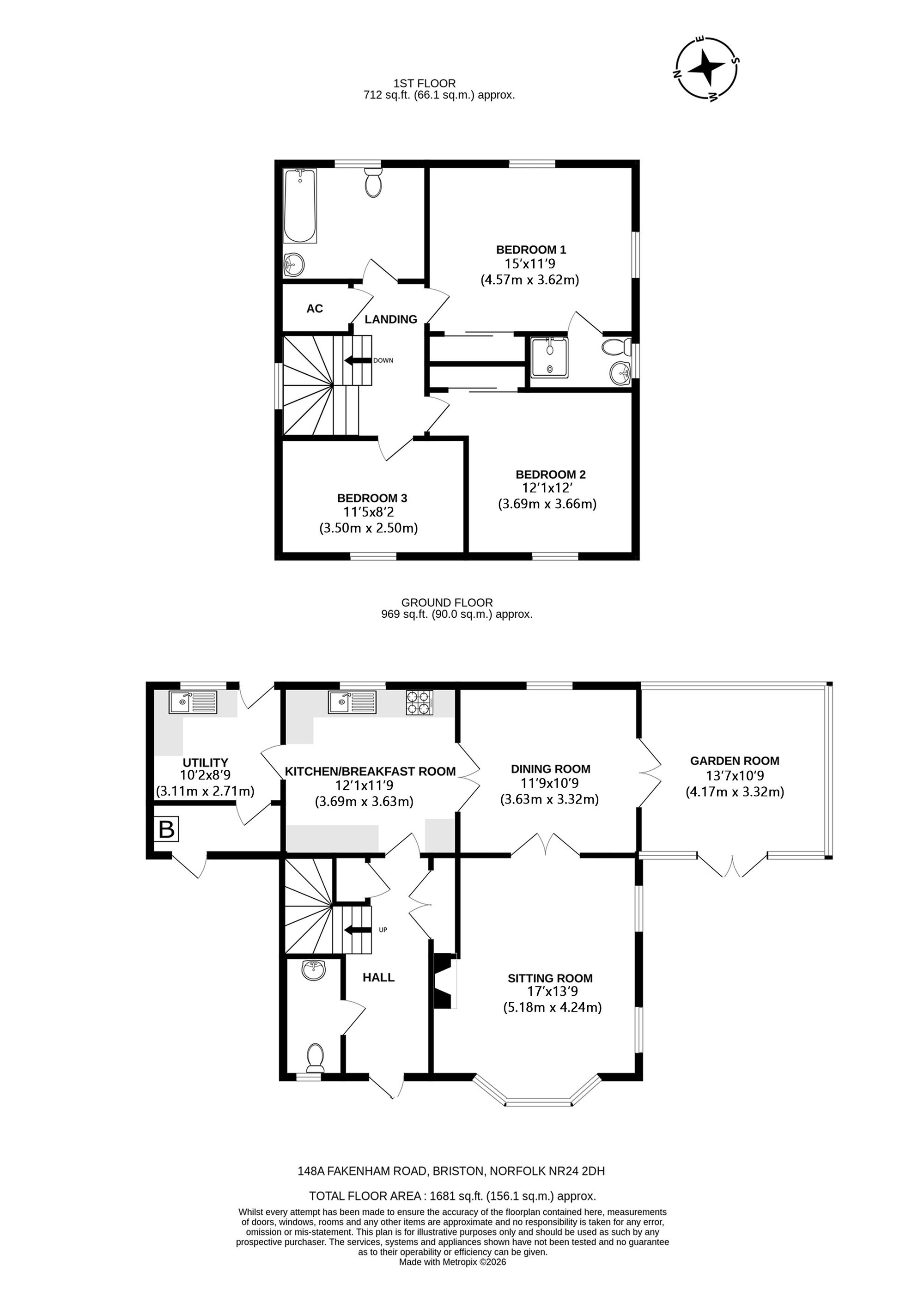 148a Fakenham Road, Melton Constable floorplan
