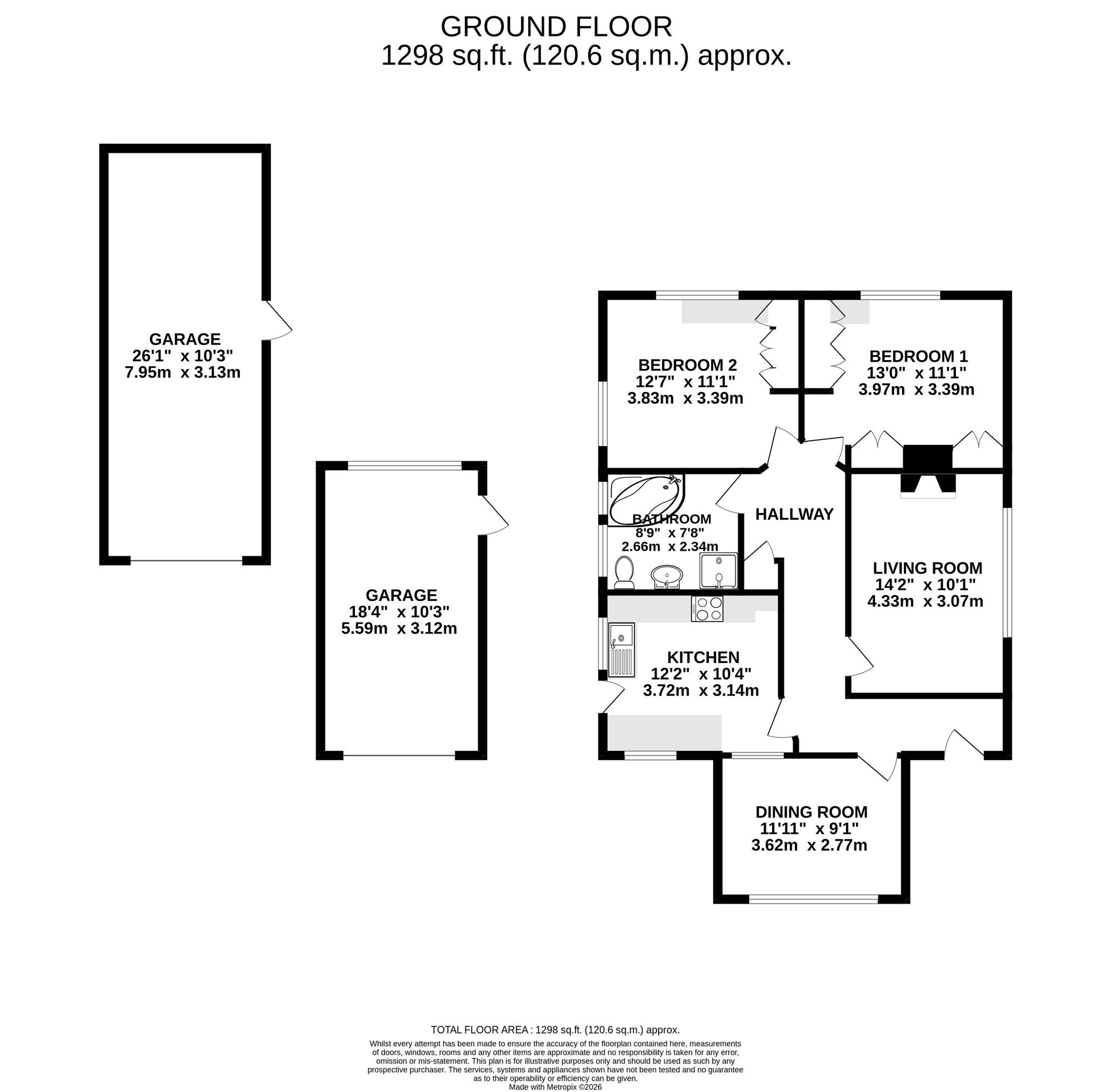 43 Nessina Grove, Crewe floorplan