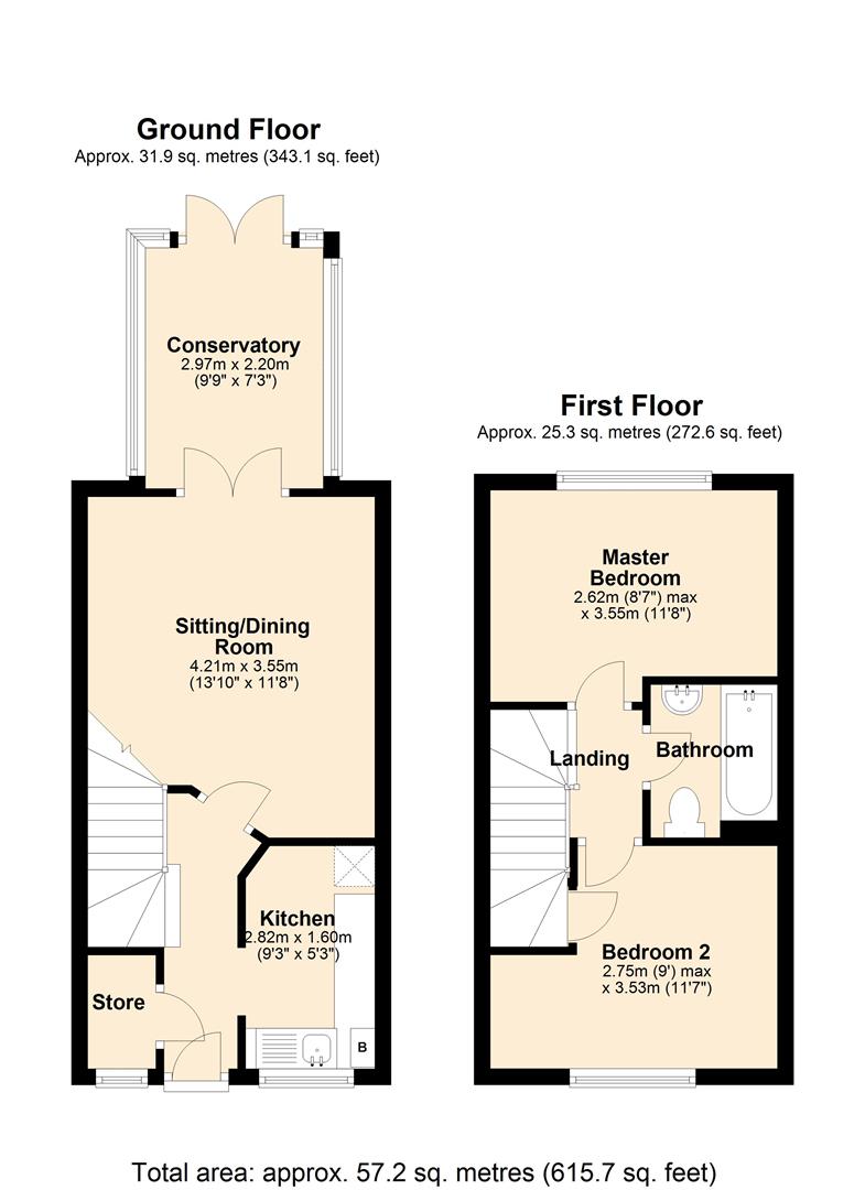 2 Bedrooms Terraced house for sale in Casterbridge Way, Gillingham SP8