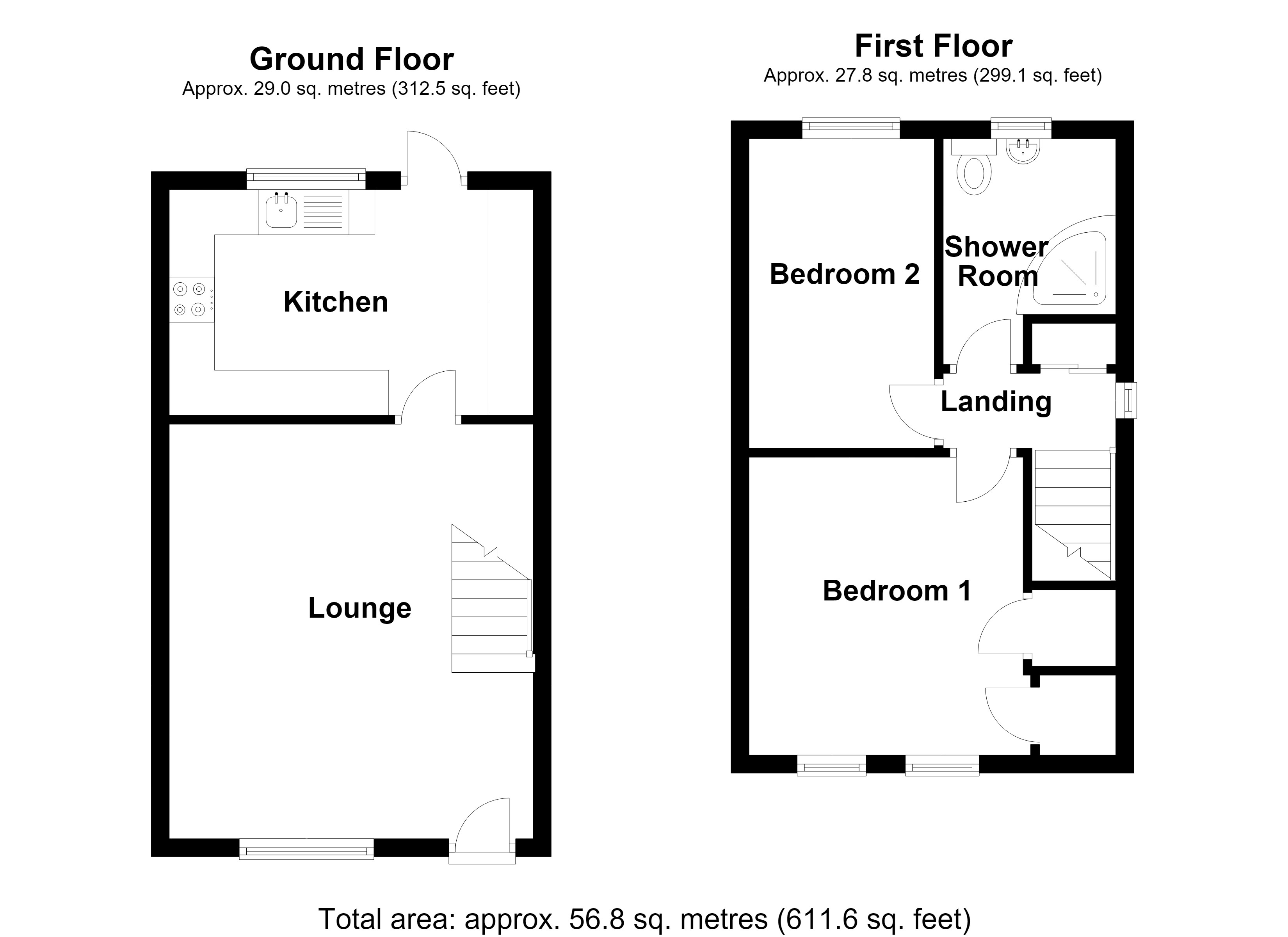 9, Falcon Way, Lincolnshire floorplan