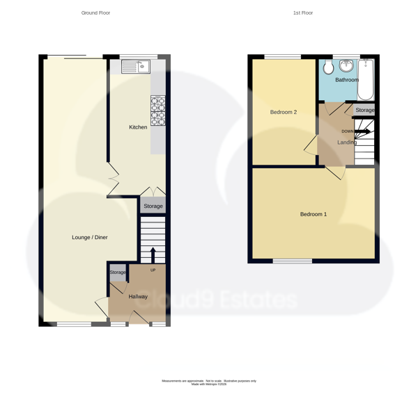 99, Yewdale Crescent, Coventry floorplan