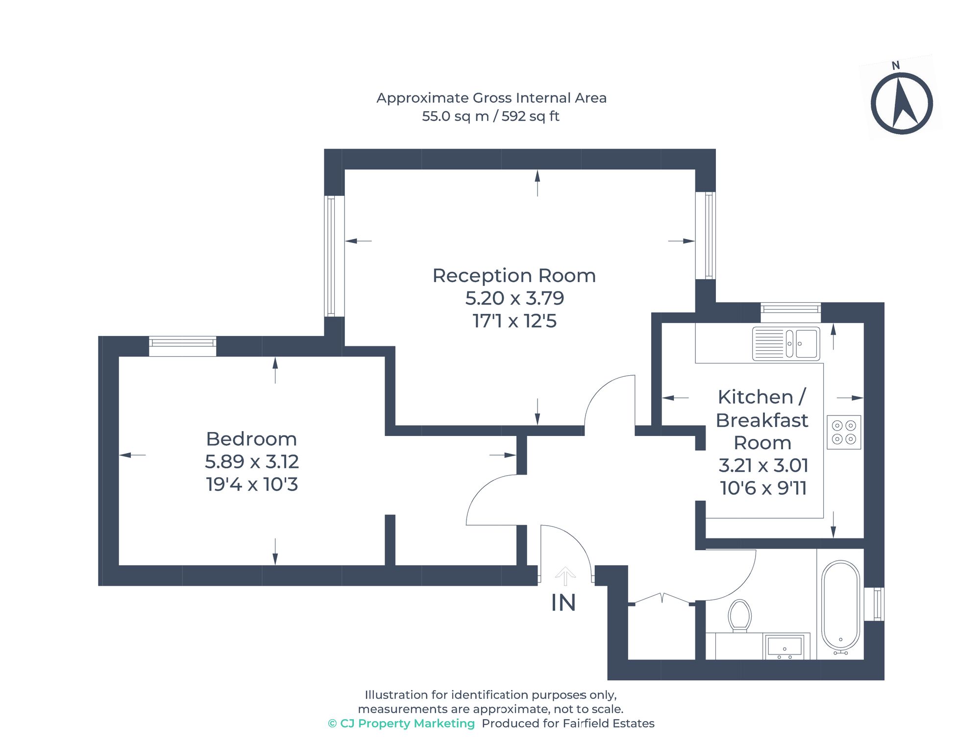 64 Southwold Road, Watford floorplan