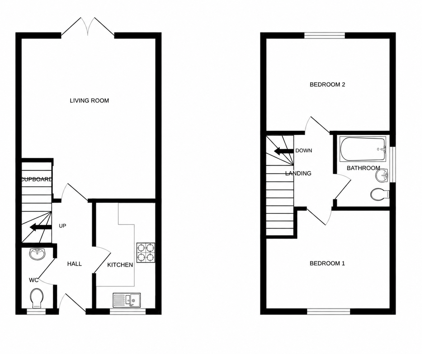 7, Willows End, Leicester floorplan