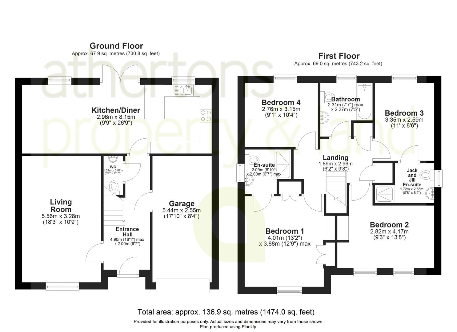 8, Ash Grove, Clitheroe floorplan