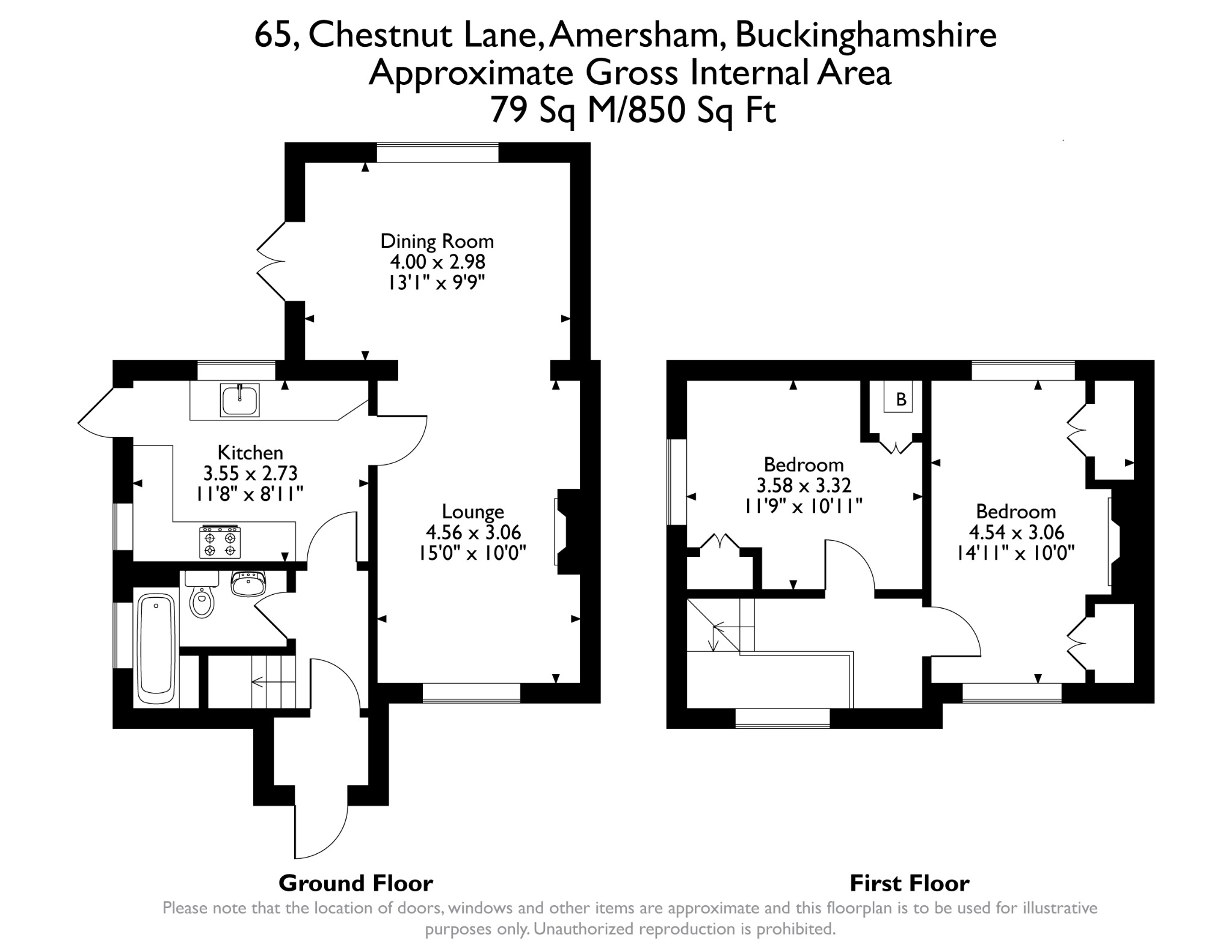 65 Chestnut Lane, Amersham floorplan